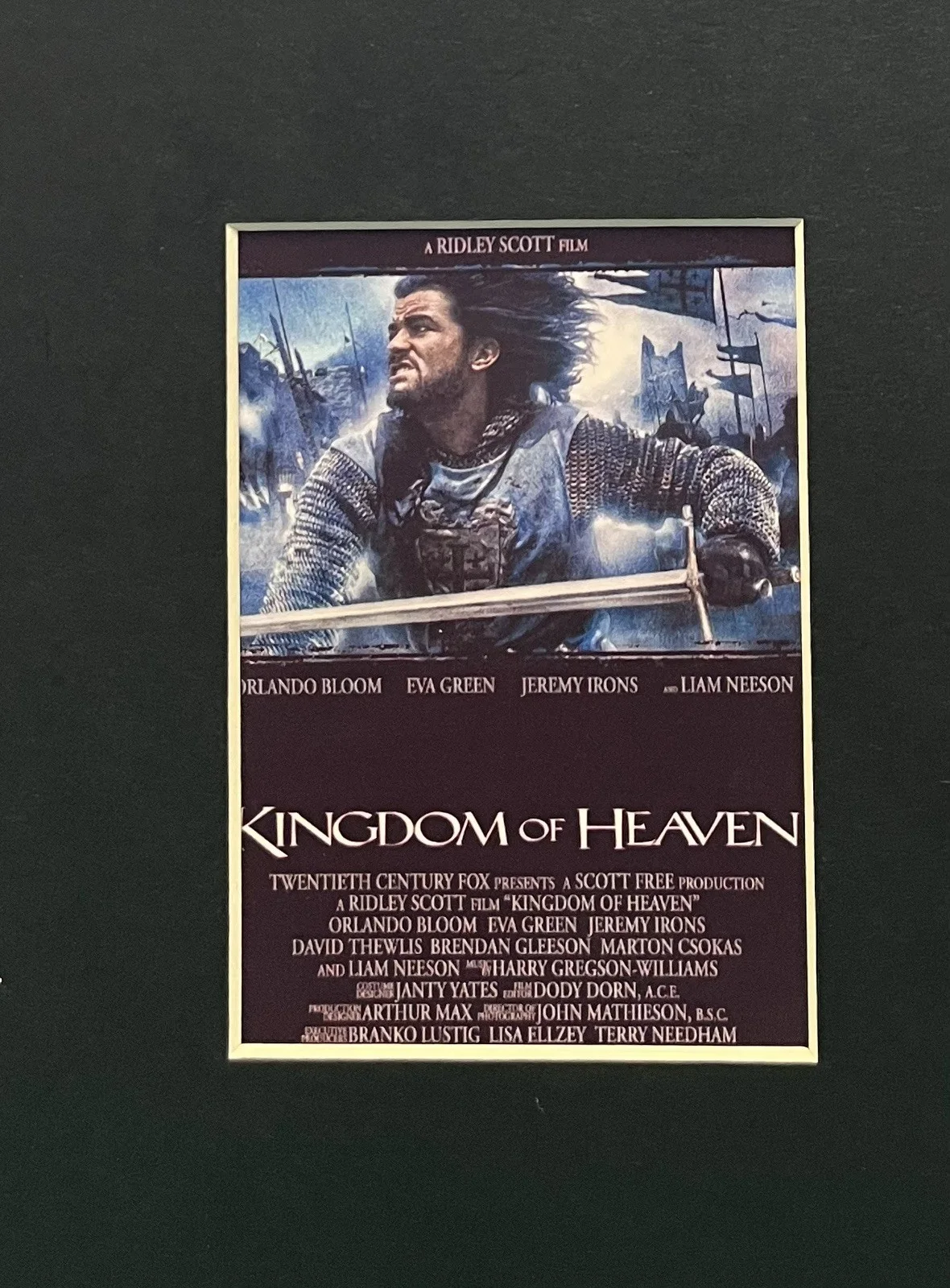 KINGDOM OF HEAVEN. 35mm Film Cell Mounted Display, image 3