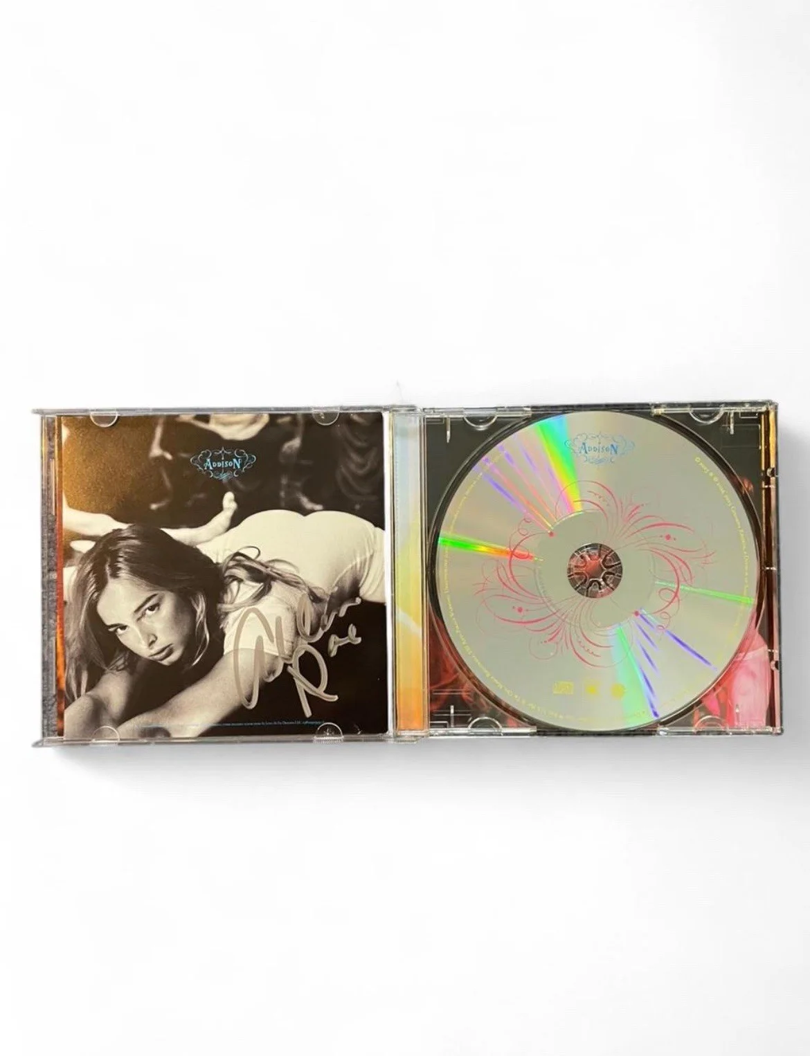 Addison Rae CD Autographed Music Collectible, image 2