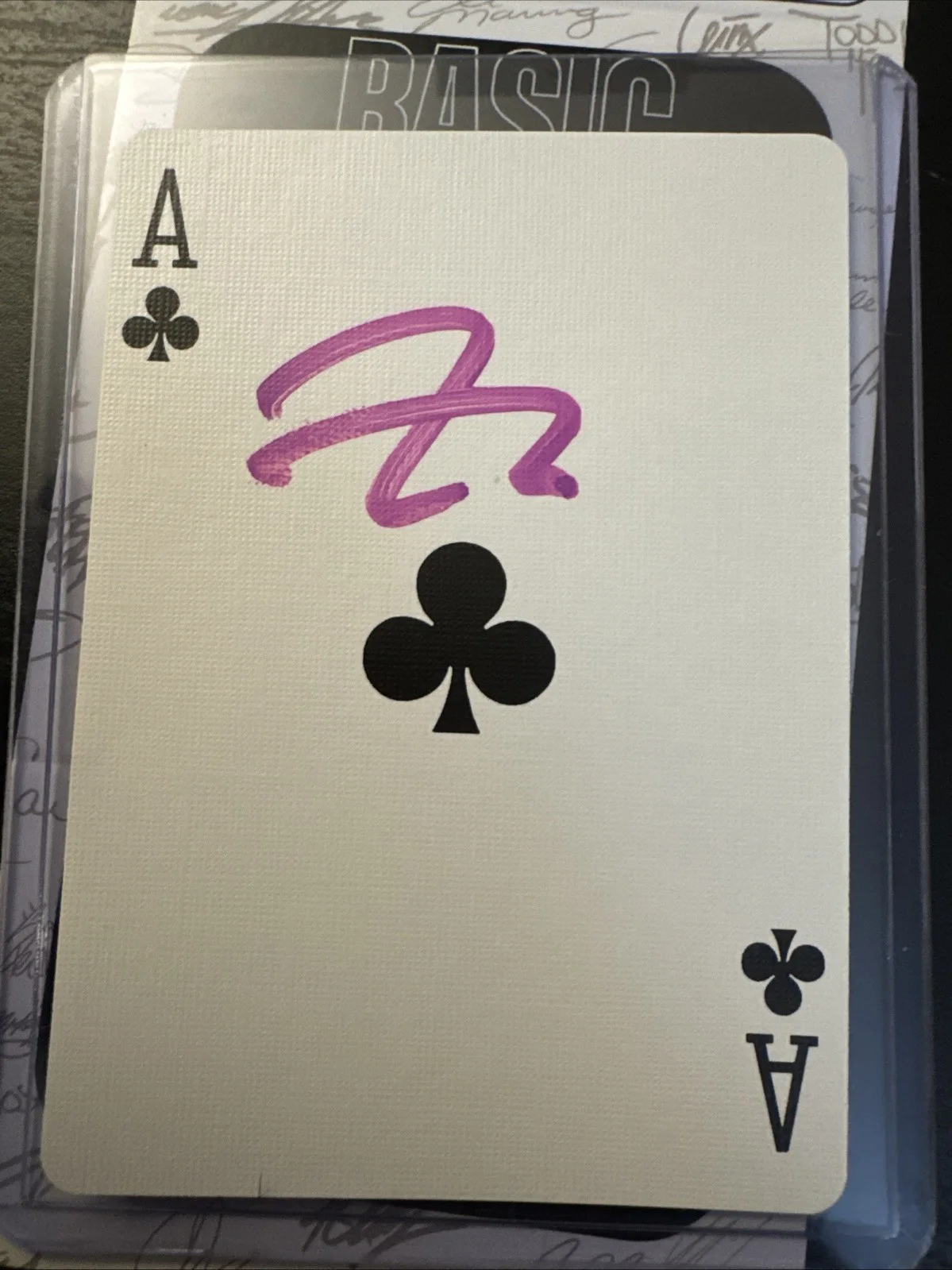 Tony Daniels — Tony Daniels Gambit X-Men Animated Series Signed Playing Card JSA Certified, изображение 2
