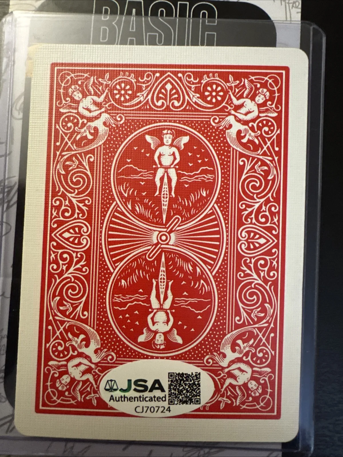 Tony Daniels — Tony Daniels Gambit X-Men Animated Series Signed Playing Card JSA Certified, изображение 3