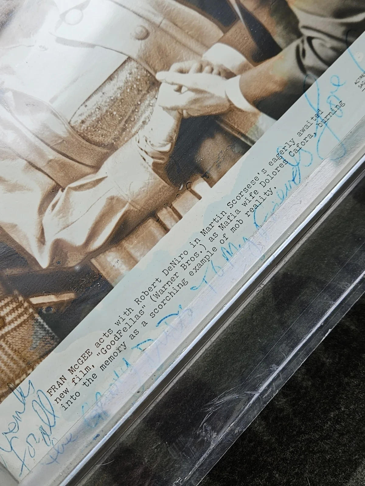 Vintage Goodfellas Signed Publicity Shot Fran Mcgee Deniro Johnny Roast Beef '90, изображение 4