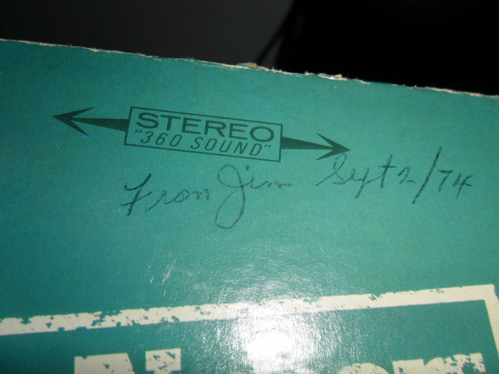 jim nabors — Jim Nabors By Request autographed signed record 1974, image 2
