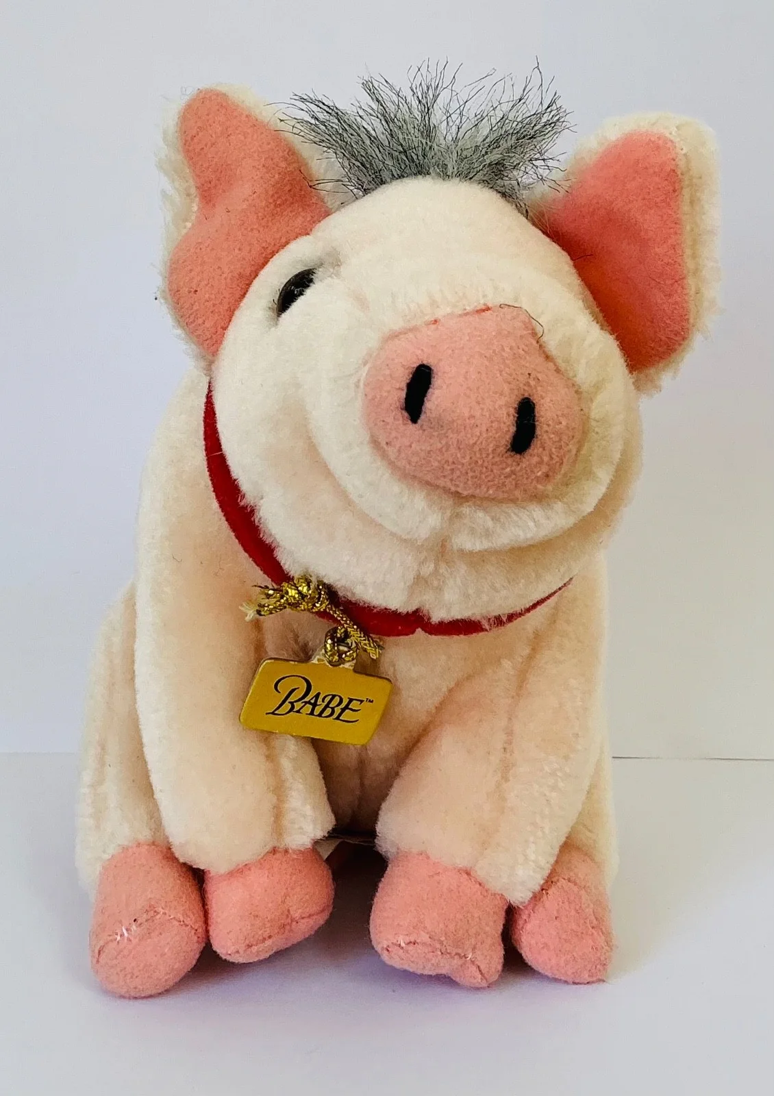 VINTAGE 1995 UNIVERSAL CITY STUDIOS BABE PIG PIGLET PLUSH SOFT TOY COLLECT RARE, изображение 2