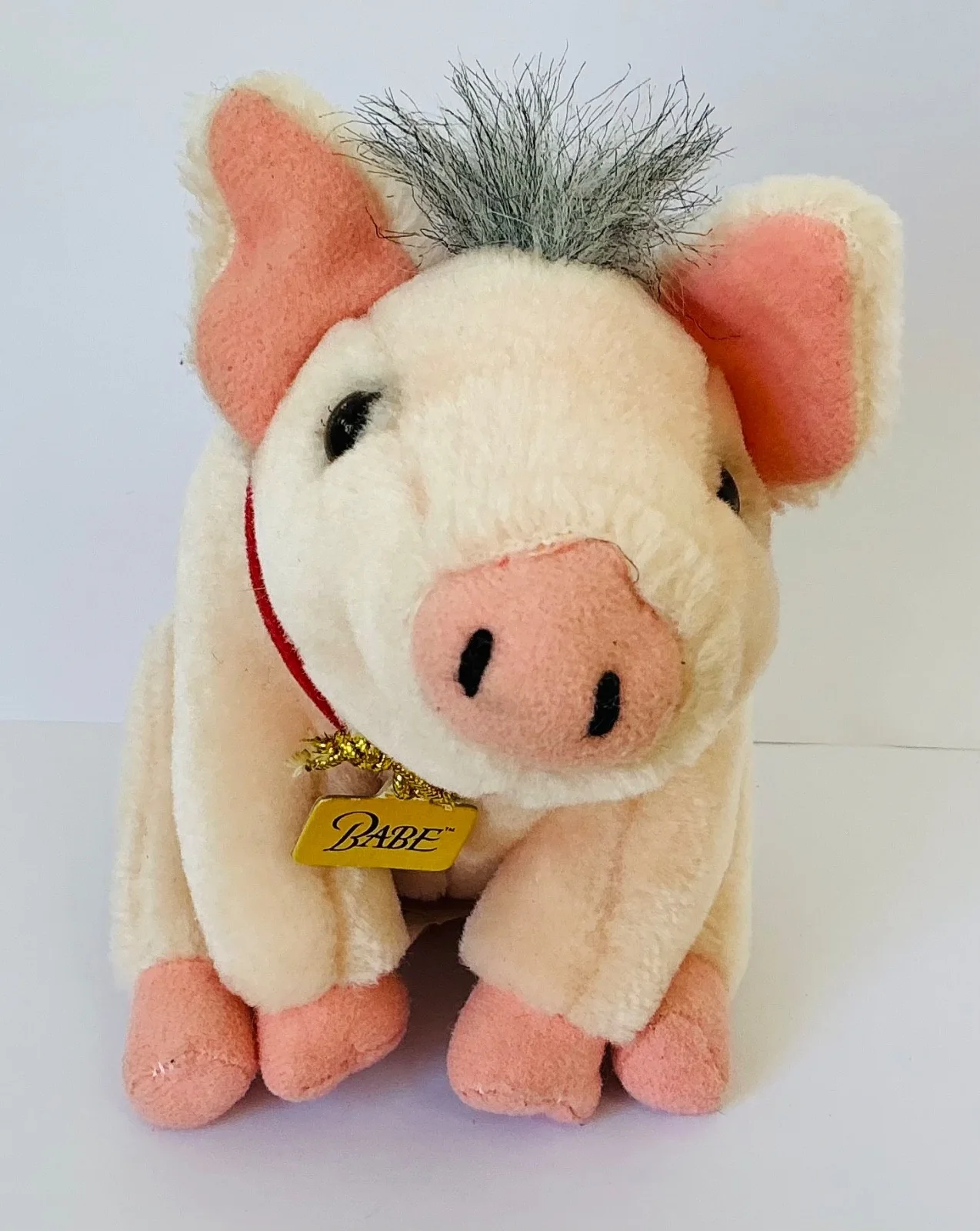 VINTAGE 1995 UNIVERSAL CITY STUDIOS BABE PIG PIGLET PLUSH SOFT TOY COLLECT RARE, изображение 3