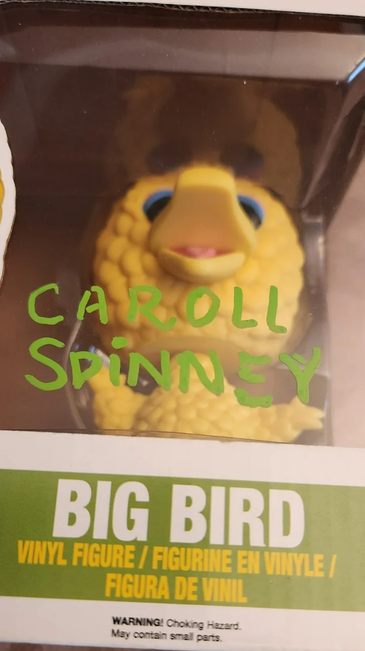 CAROLL SPINNEY — Funko Pop! Big Bird Seasame Street #10 signed by Caroll Spinney NIB Sealed, изображение 2