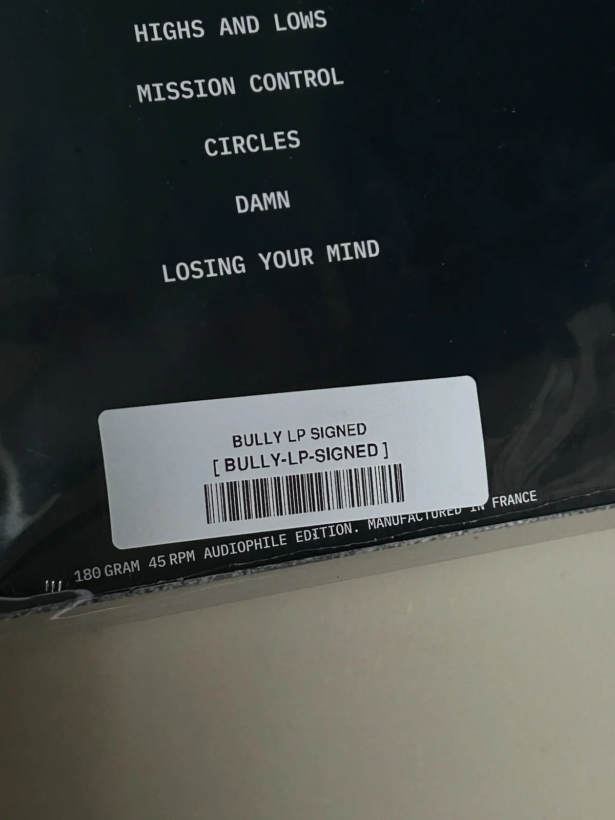 (SIGNED) Kanye West (Ye) Limited Edition Bully Vinyl - SIGNED / Autographed, image 4