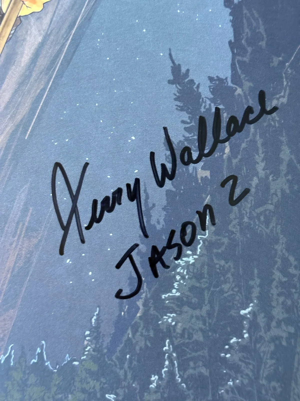 Jerry Wallace Signed Friday The 13th Part 2 Movie Soundtrack Vinyl Record Jason, изображение 5