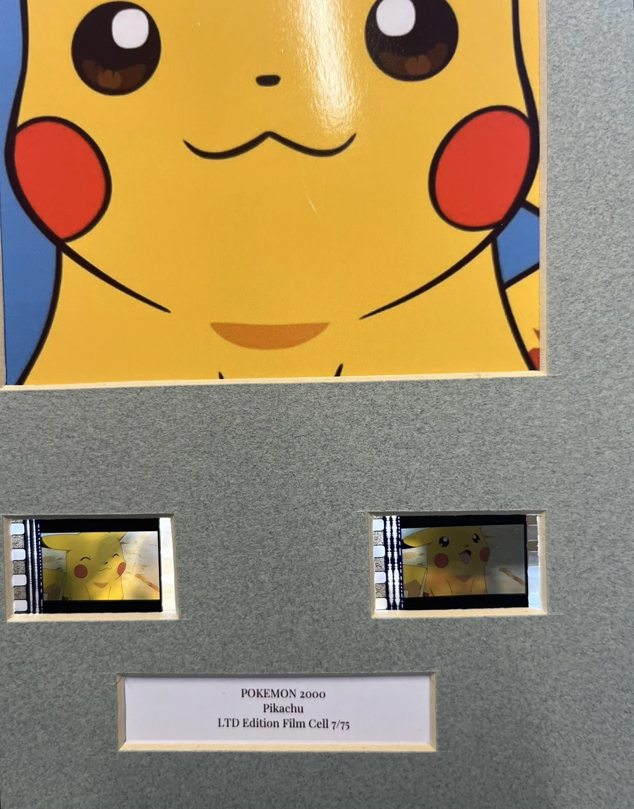 Pokémon Pikachu. 35mm Film Cell Mounted Display, image 3