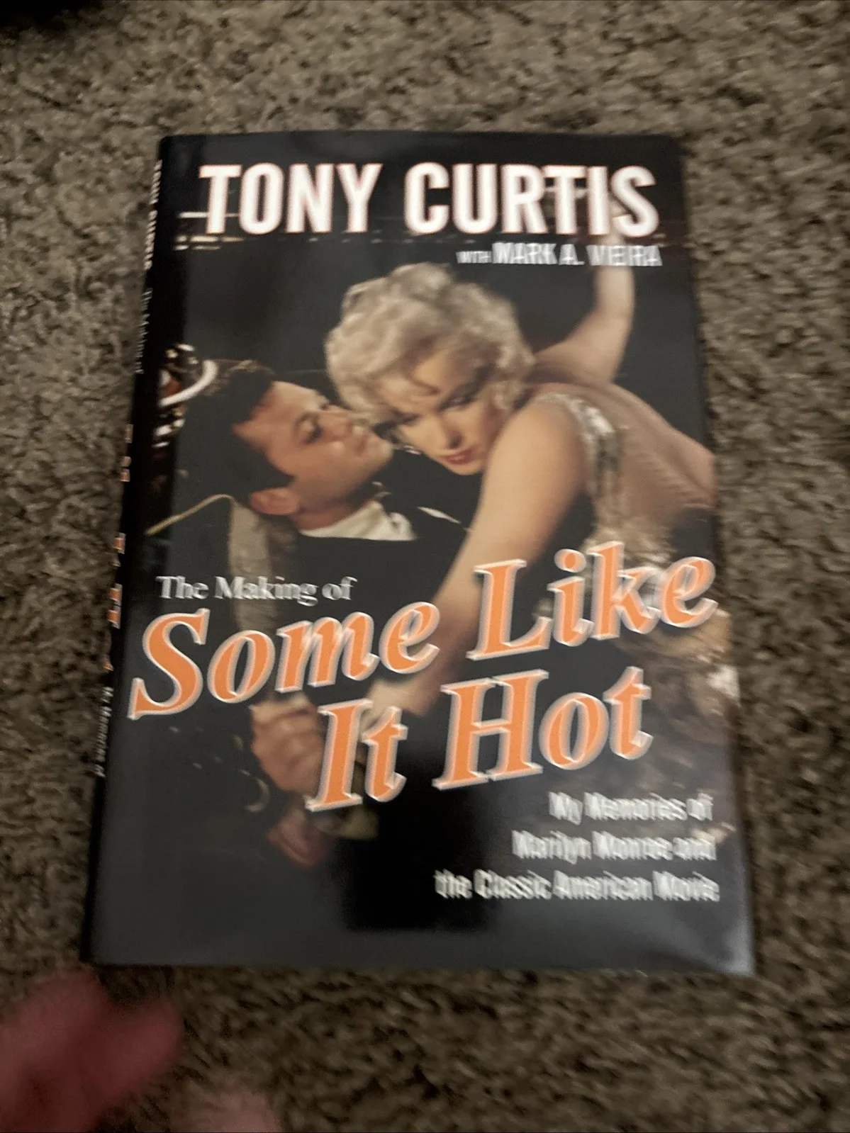 Tony Curtis Autographed “Some Like It Hot” Book, image 4
