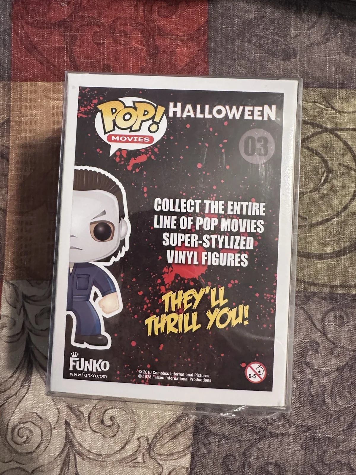 Signed Halloween Michael Myers Funko POP #03 Autograph RARE 2015 POP, изображение 3