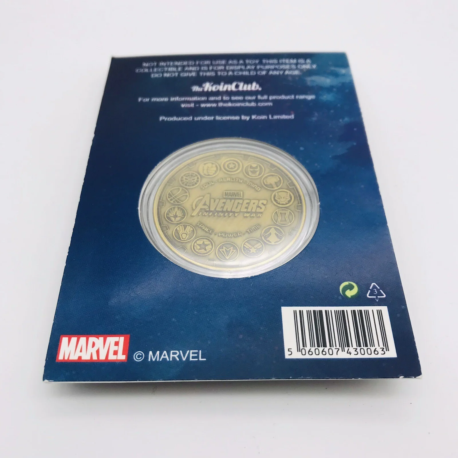 Groot 38mm Antique Gold Commemorative Coin Marvel Avengers Infinity War 400/1000, image 4