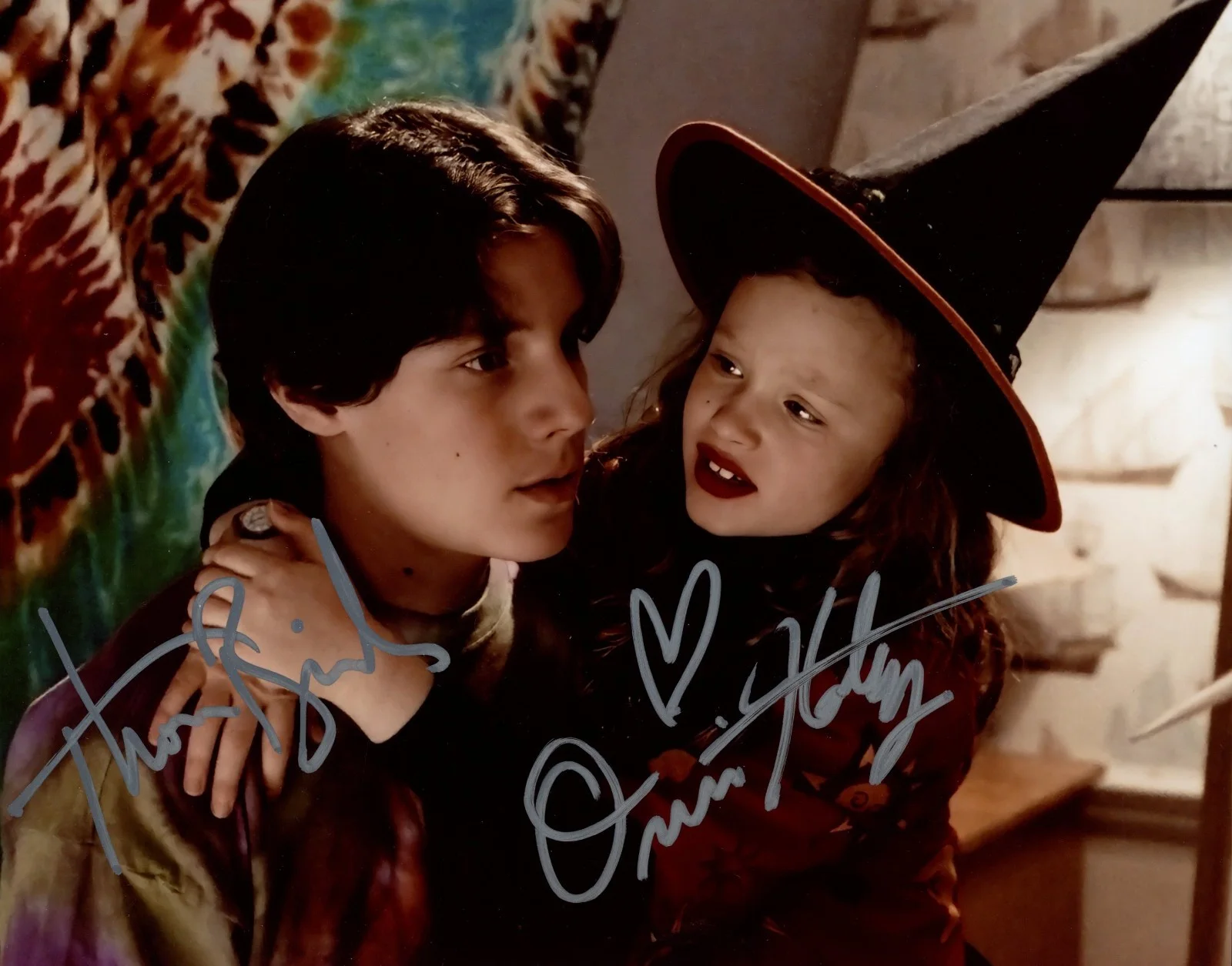 Omri Katz, Vinessa Shaw — Hocus Pocus 8x10 Photo Signed Cast Birch Katz Autograph JSA Certified
