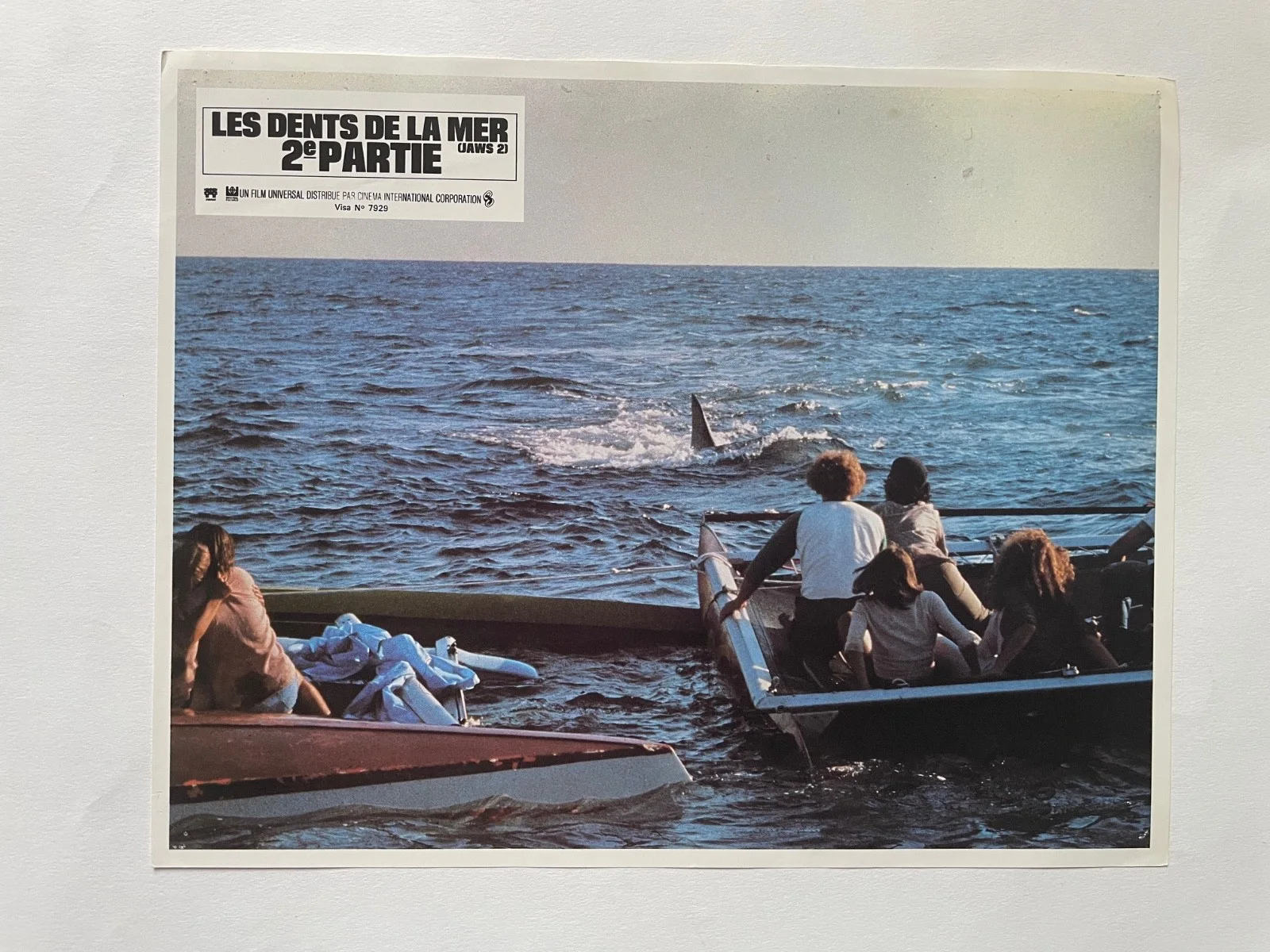 JAWS 2 Set of 14 French Lobby Card FOH Stills, изображение 2