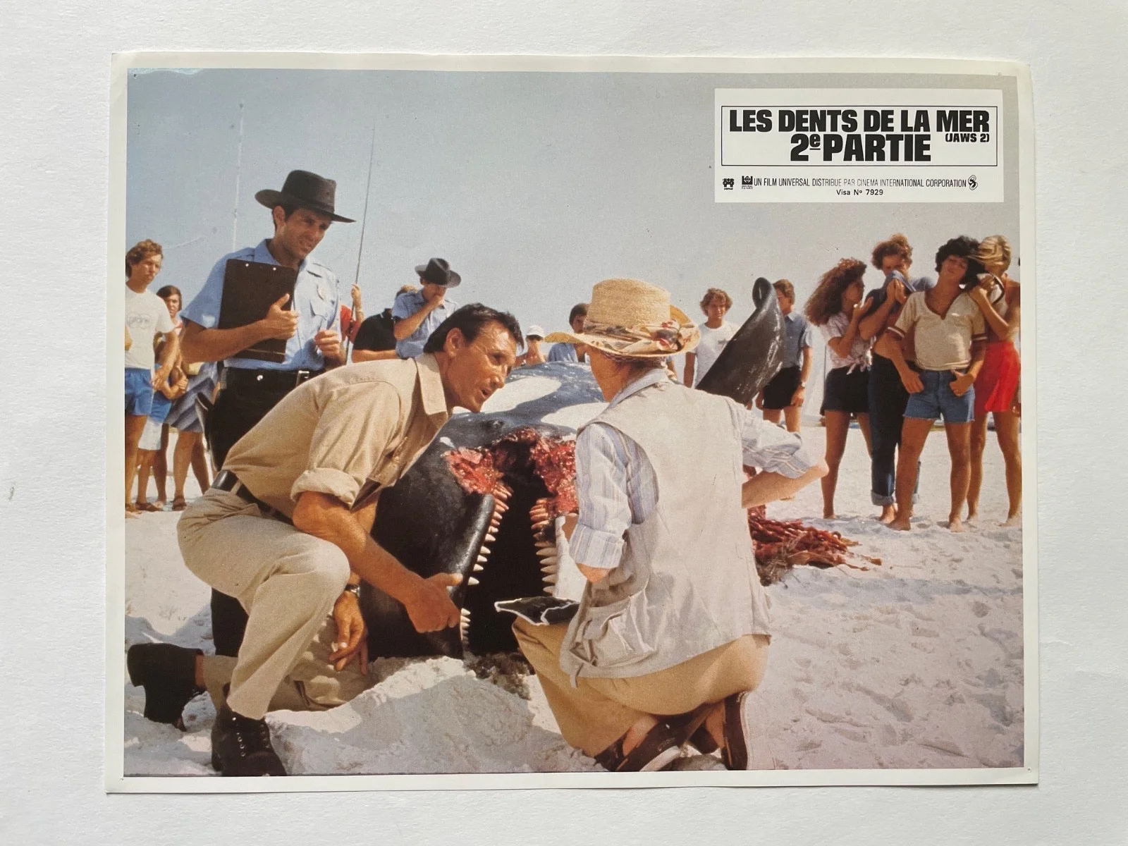 JAWS 2 Set of 14 French Lobby Card FOH Stills, изображение 4