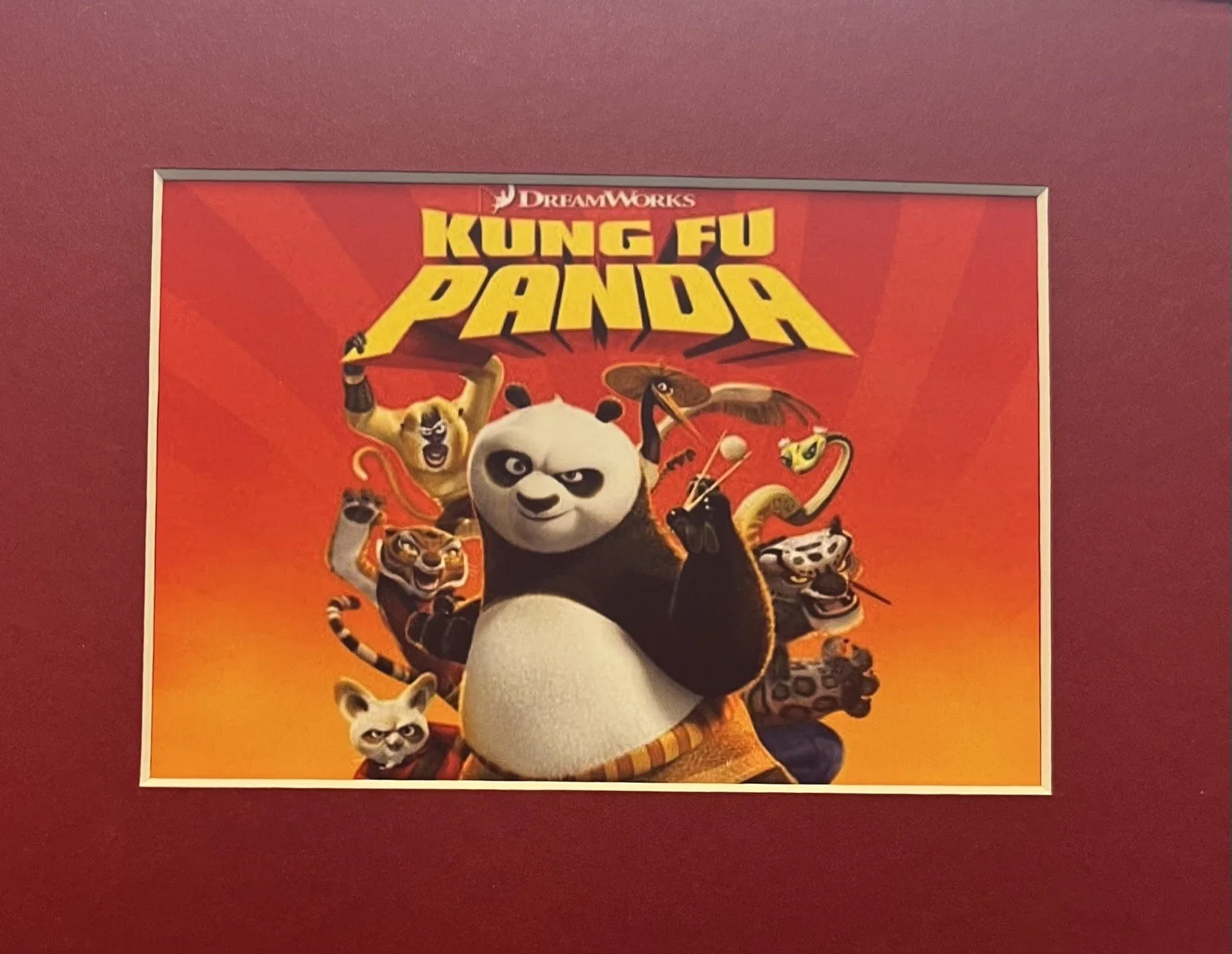 KUNG FU PANDA. 35mm Film Cell Mounted Display, image 2