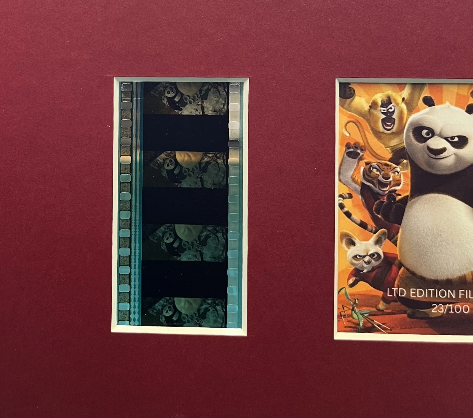 KUNG FU PANDA. 35mm Film Cell Mounted Display, image 3
