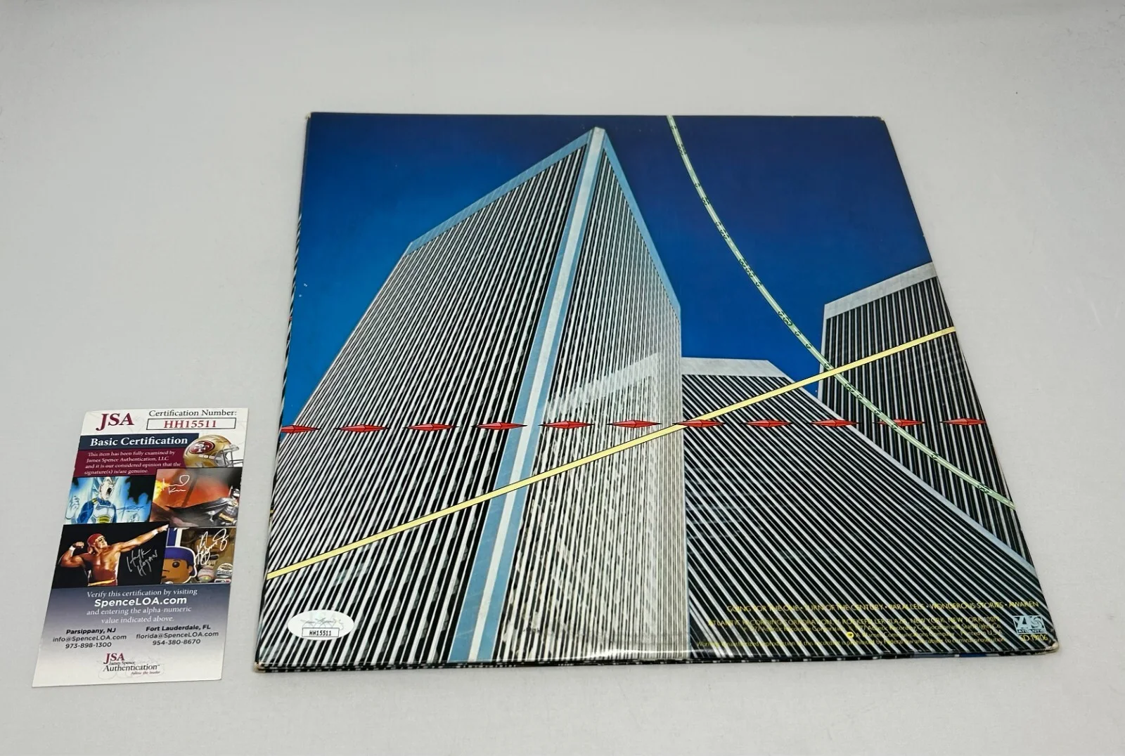 Rick Wakeman of YES signed Going For The One Album JSA COA, изображение 3