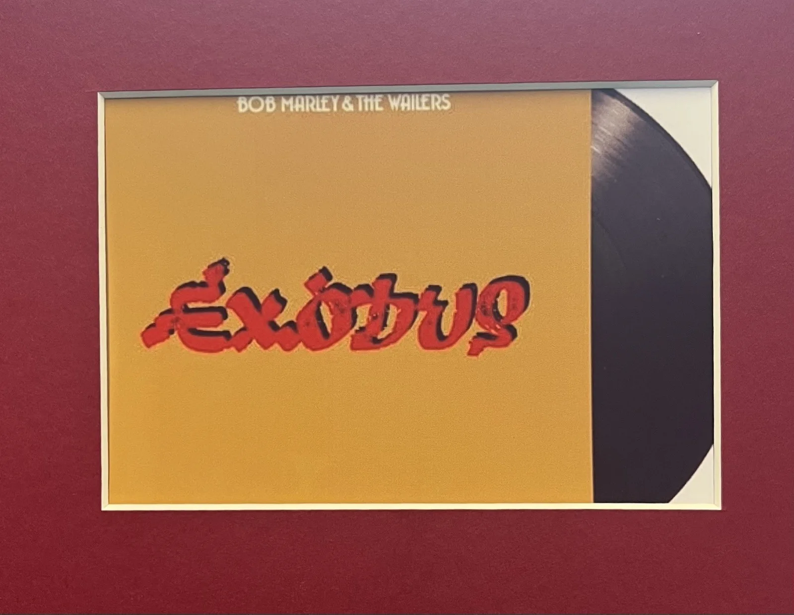 EXODUS. Bob Marley and the Waailers. 35mm Film Cell Mounted Display, image 2