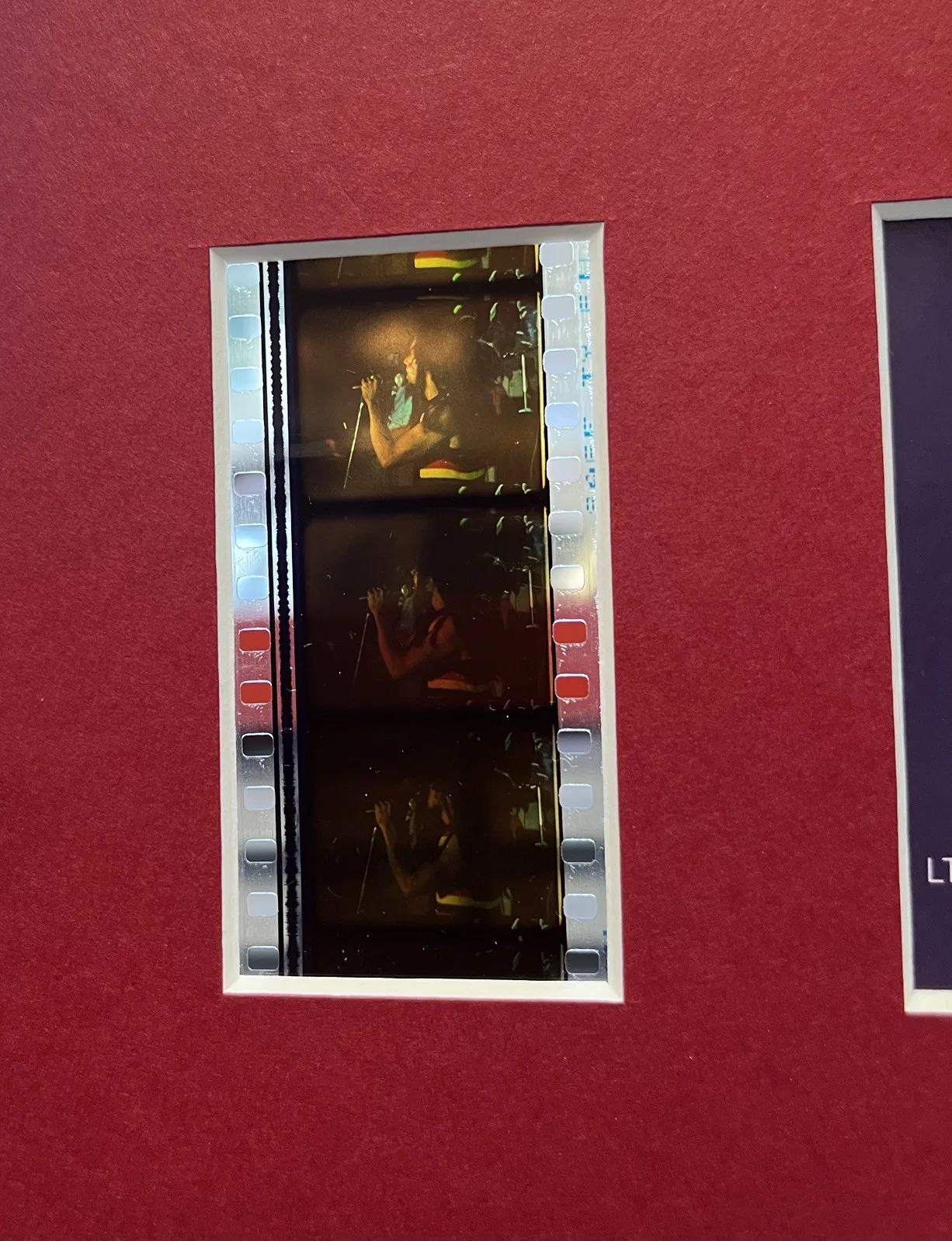 EXODUS. Bob Marley and the Waailers. 35mm Film Cell Mounted Display, image 3
