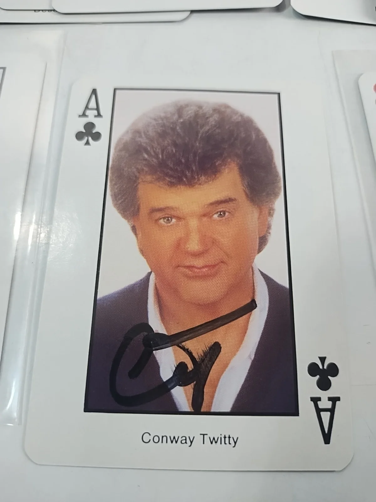 Vintage 1983 Country Music Playing Cards w/ 5 Autographs ~ Conway Twitty ~ Merle, изображение 4