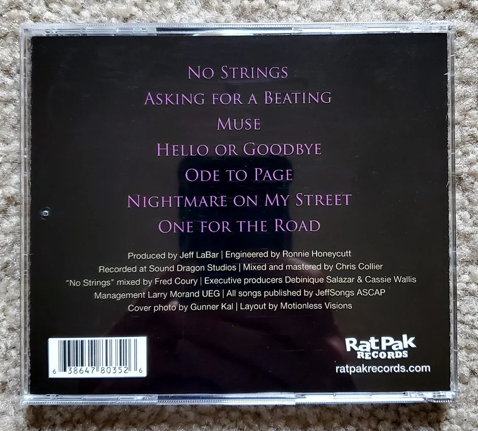 Jeff LaBar Autographed CD – One For The Road - Cinderella, image 4