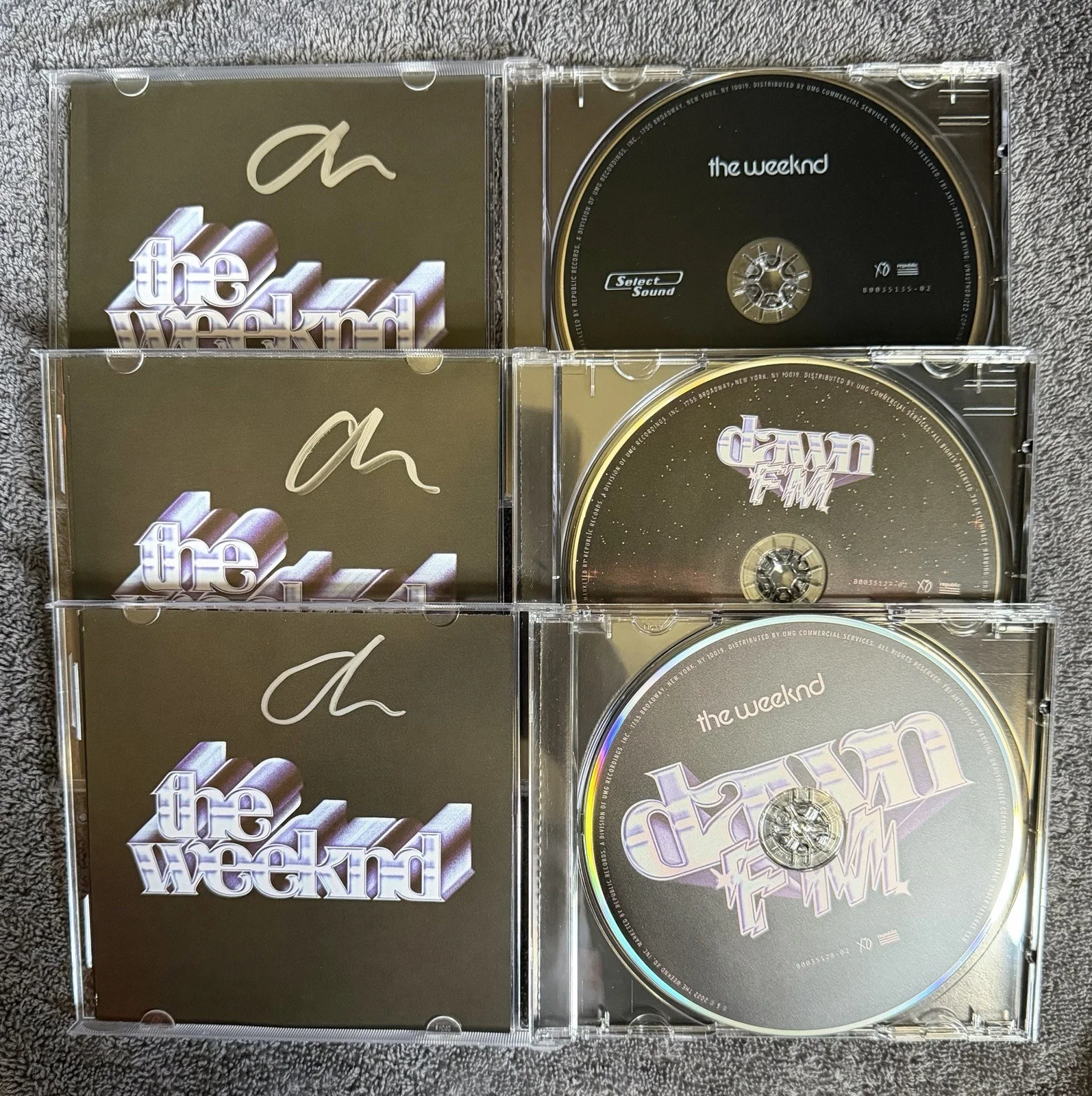 The Weeknd Dawn FM Signed CD Set, изображение 2