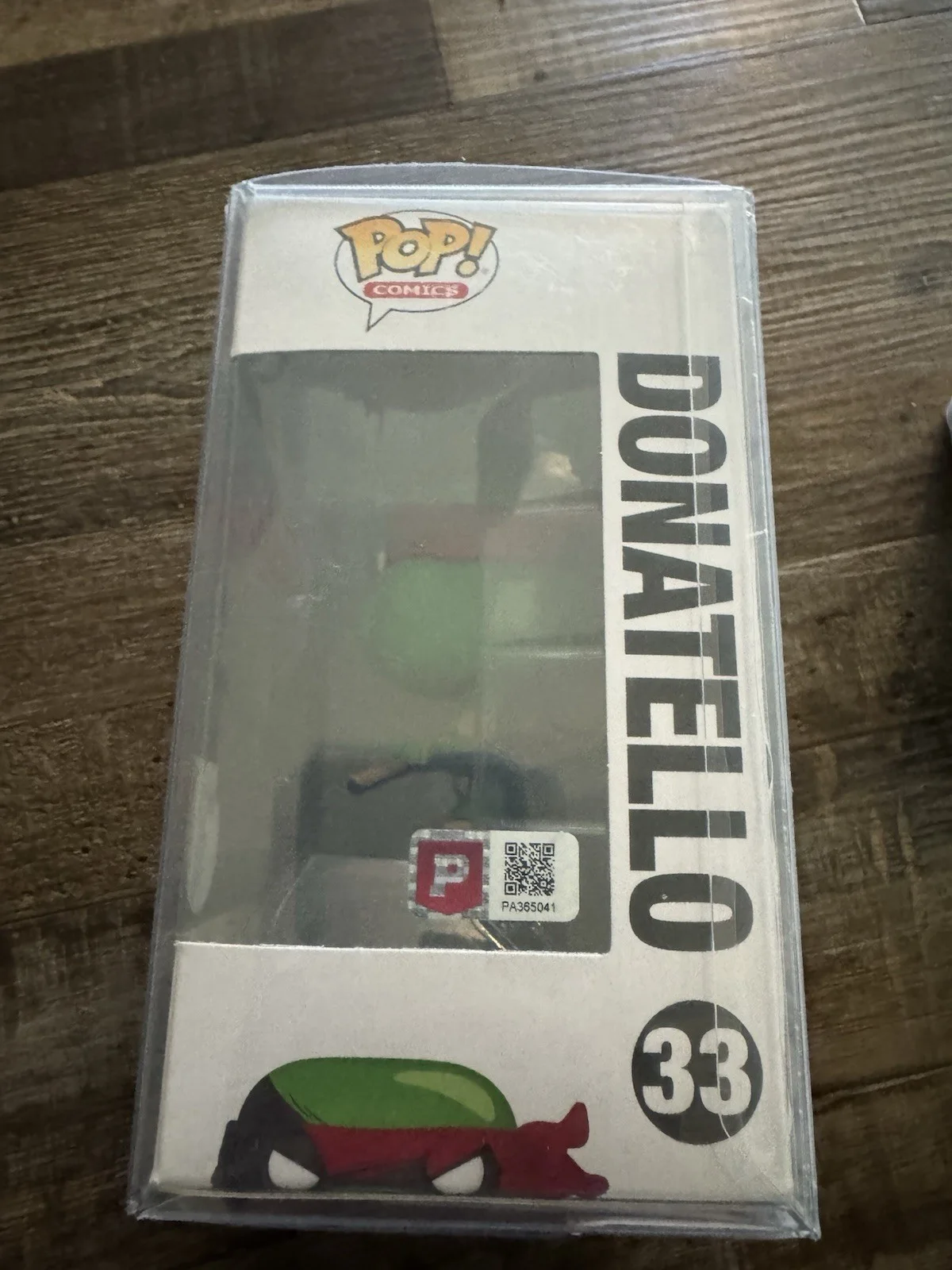 Kevin Eastman — Kevin Eastman Signed Funko Pop 33 Donatello TMNT Pristine -COA, изображение 3