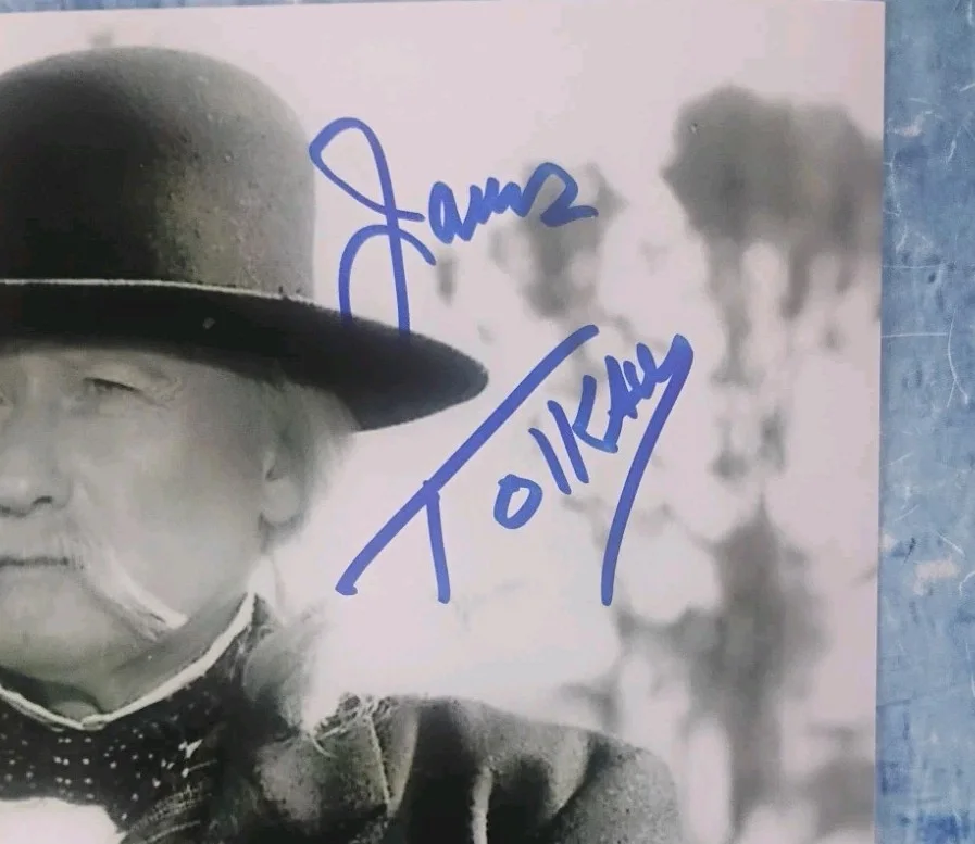 James Tolkan Hand Signed 8x10 Photo COA Back To The Future 3 NO US TARIFFS, изображение 3