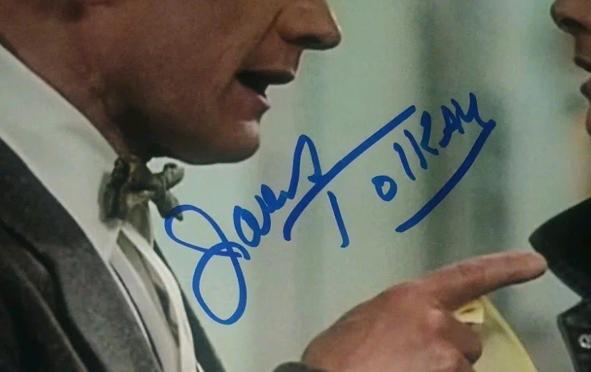 James Tolkan Hand Signed 8x10 Photo COA Back To The Future NO US TARIFFS, image 3