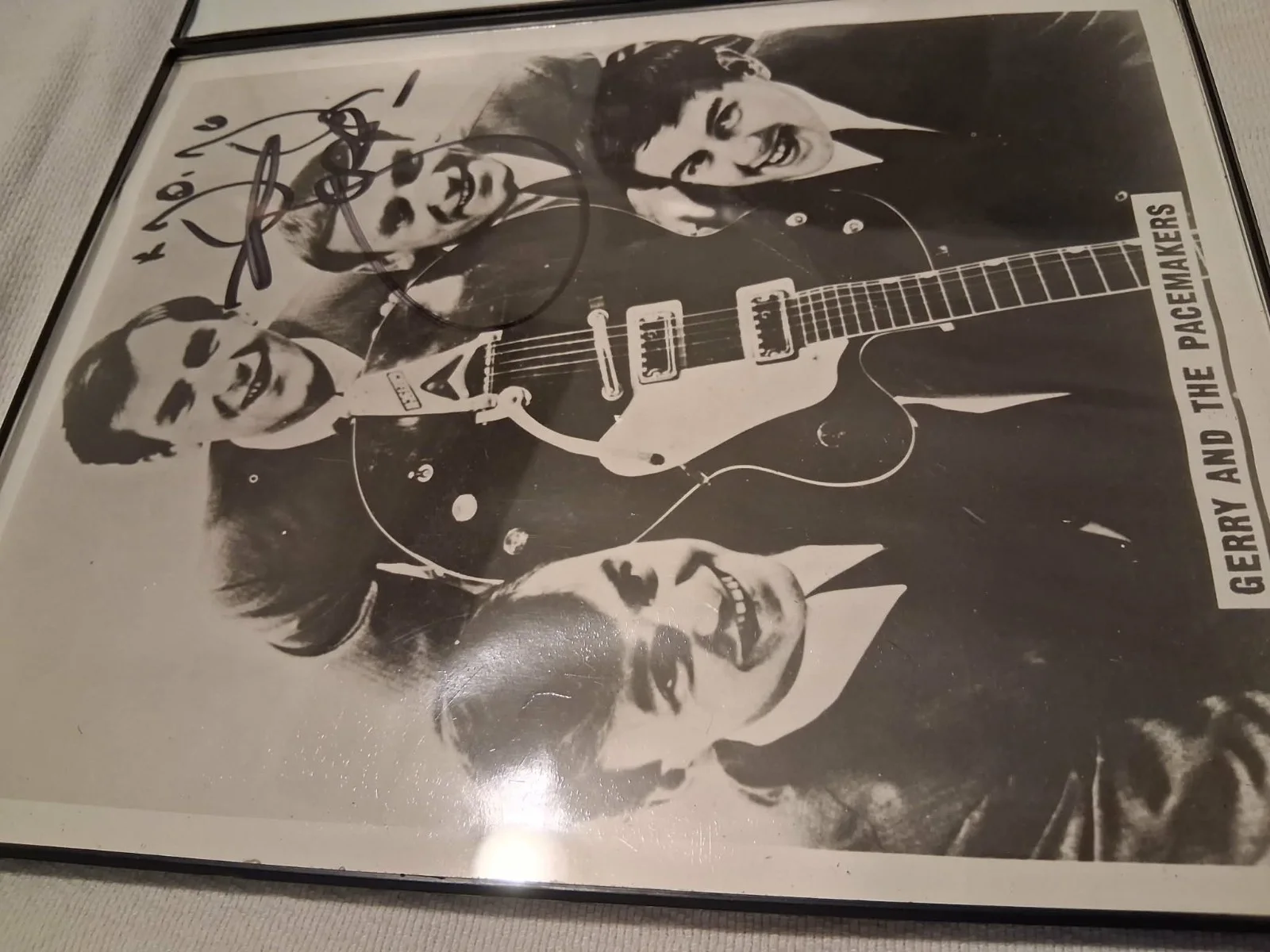 Gerry and The Pacemakers Signed Framed Photos Autographed, image 5