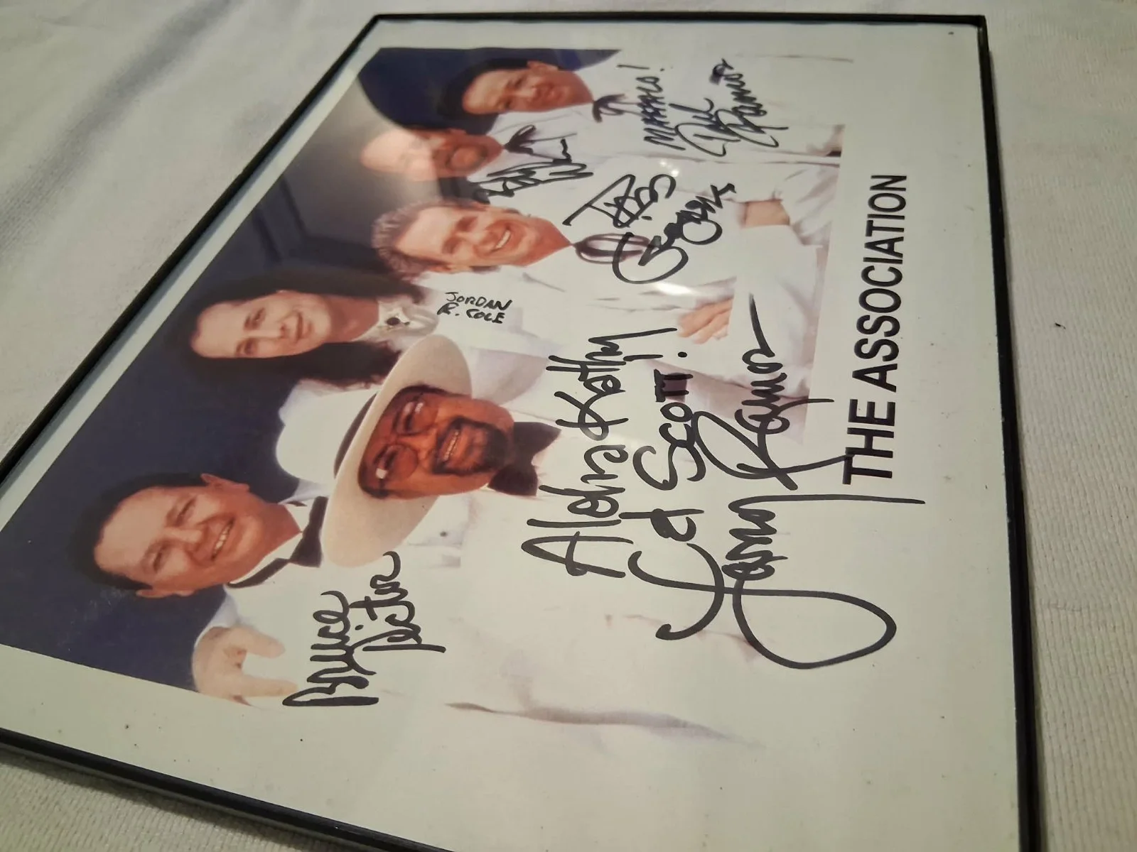 The Association Signed Framed Photo Autographed, image 2