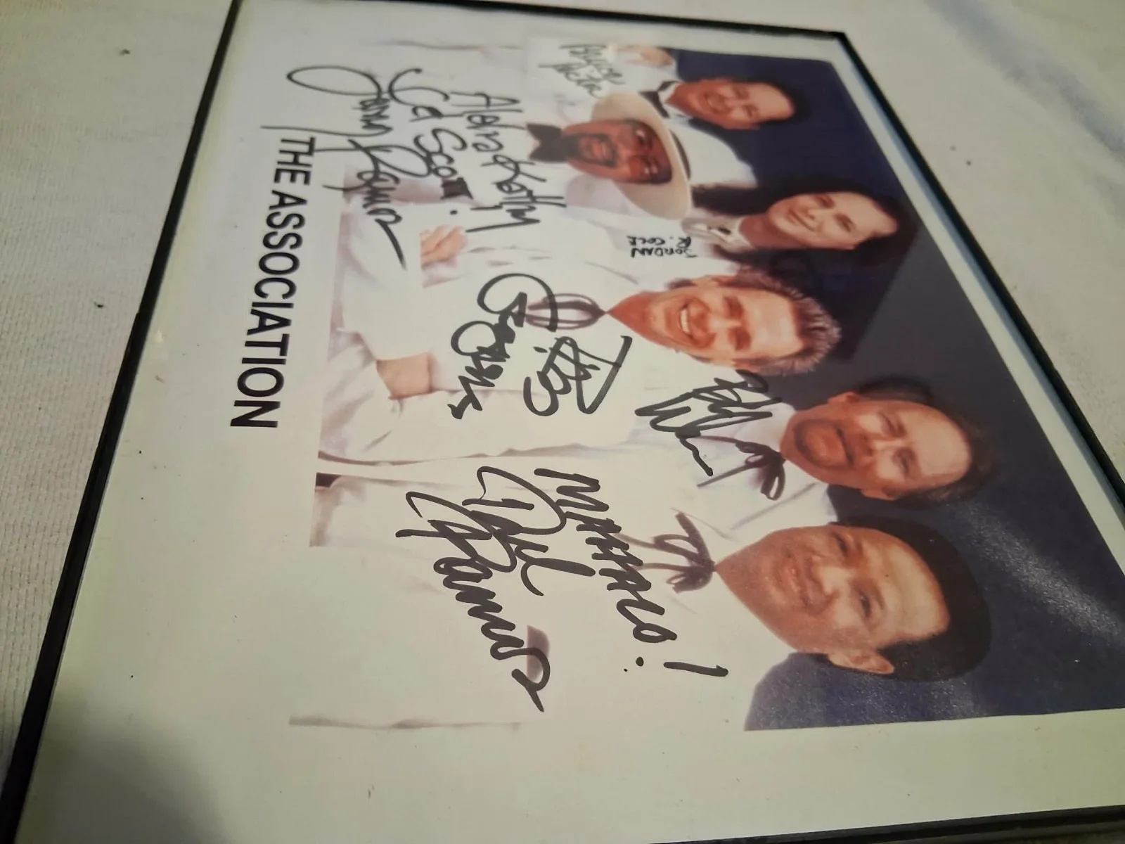 The Association Signed Framed Photo Autographed, image 3