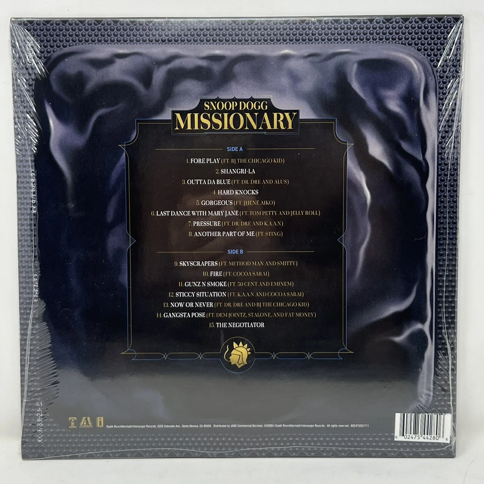 Snoop Dogg Missionary Blue Vinyl Exclusive With Signed Auto Art Card, image 3