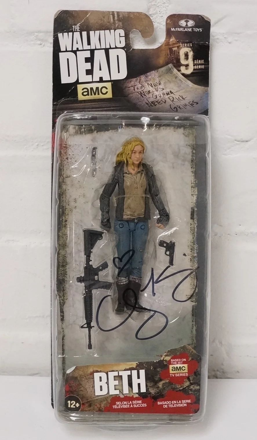 Emily Kinney — McFarlane Toys - The Walking Dead Beth Action Figure Autographed By Emily Kinney