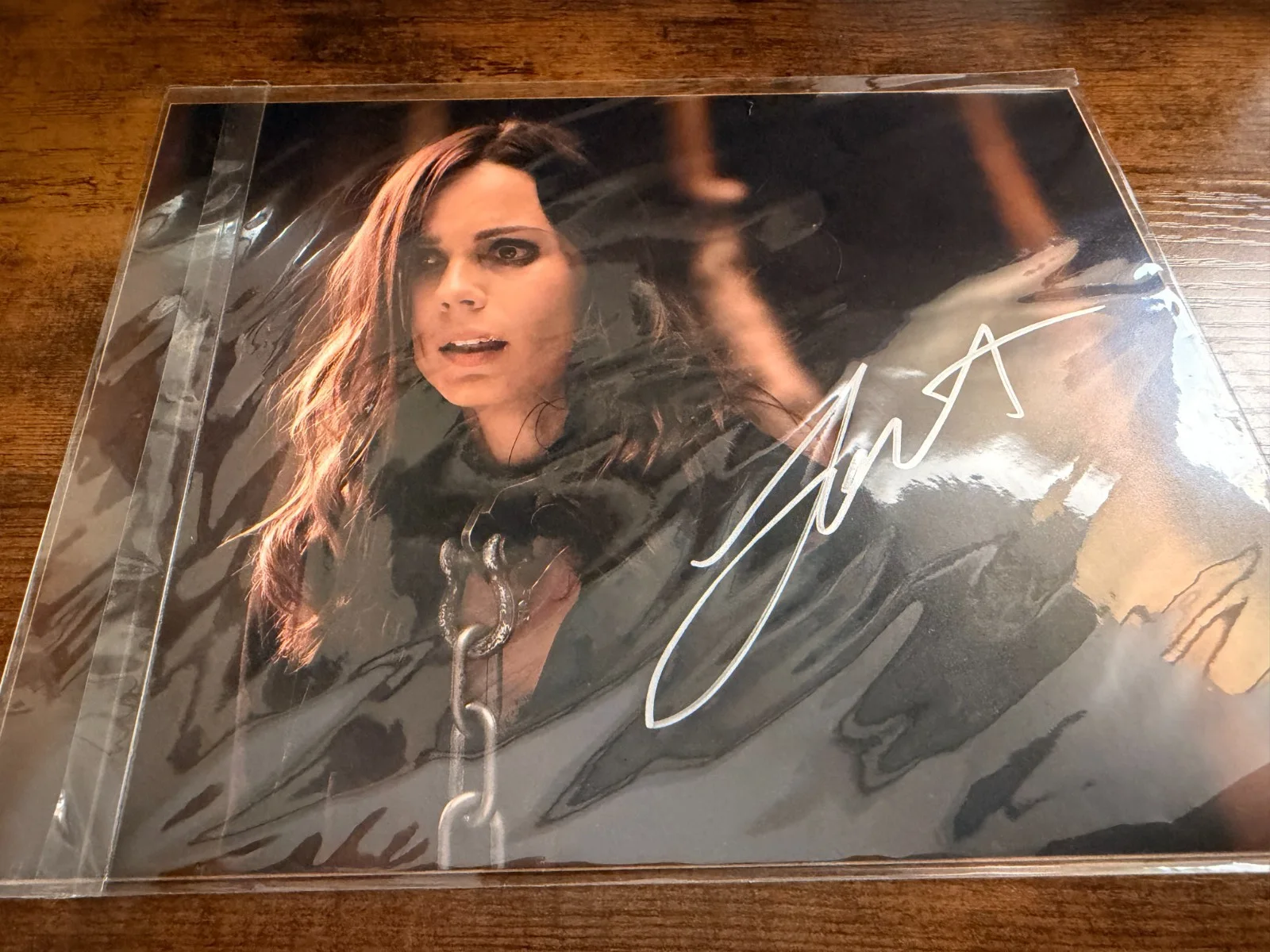 Laura Vandervoort — Laura Vandervoort Jigsaw Signed 8x10 Photo Bam Box COA