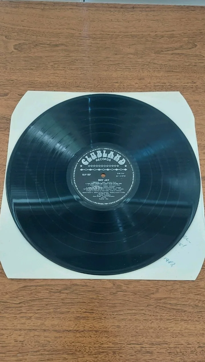 Roy Jay 1982 vinyls and memorabilia, signed - VERY RARE HTF, image 5