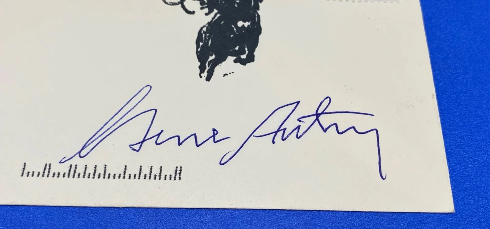 1994 Film Festival Gene Autry Signed Autographed First Day Cover FDC Western, изображение 3