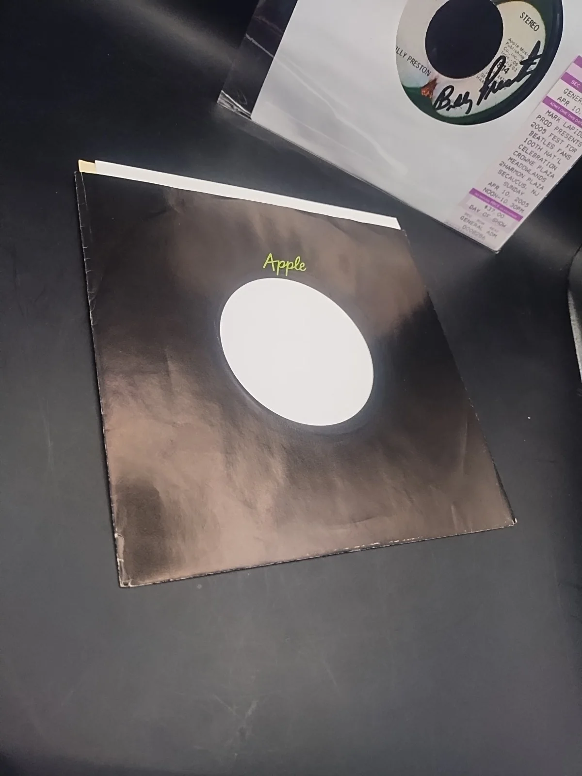 Billy Preston Signed 45 RPM - "I Want To Thank You" - Apple Records + 2005 Fest, изображение 4