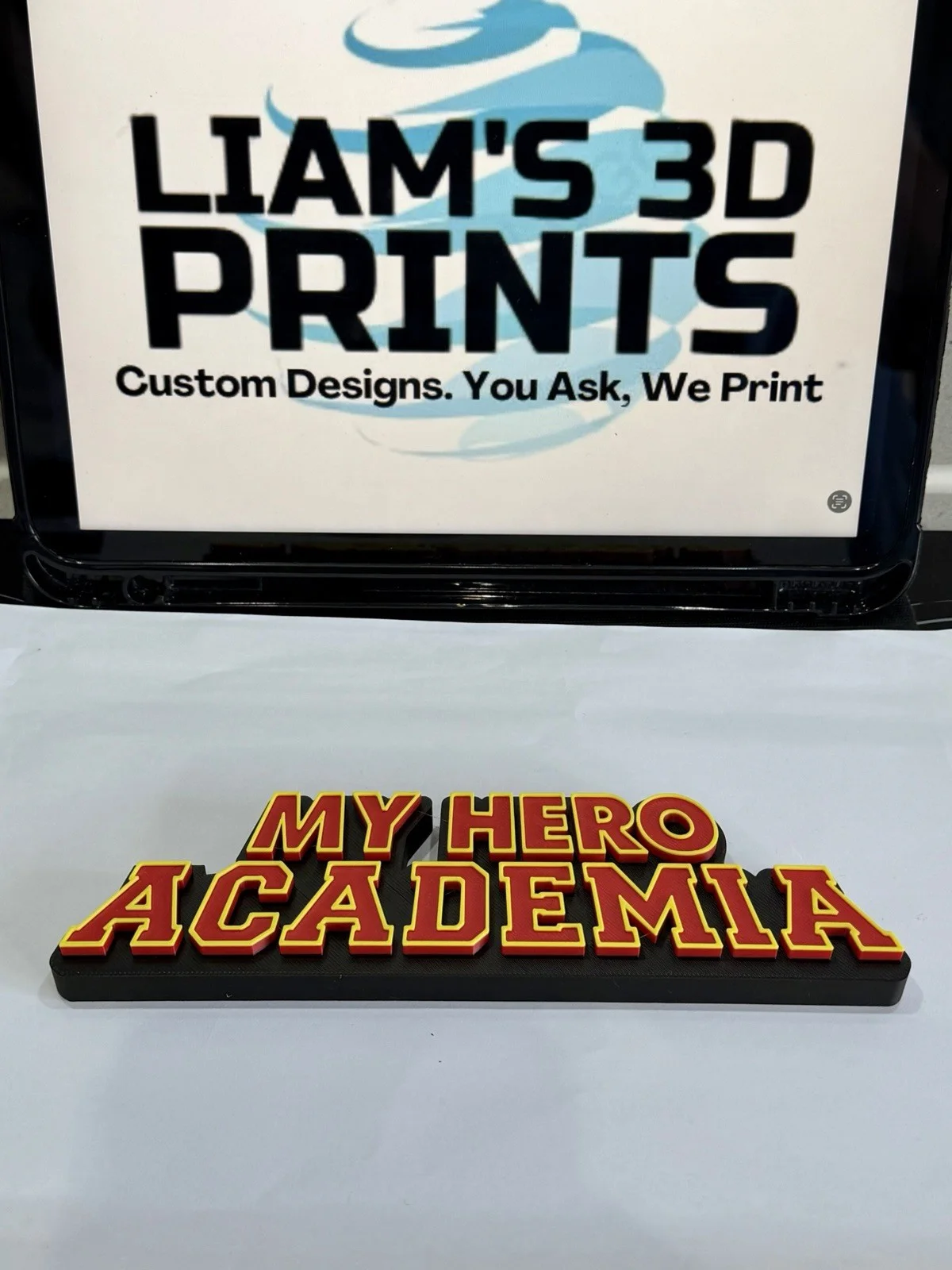 Decorative My Hero Academia MHA Logo Anime Self Standing TV Pops, изображение 2