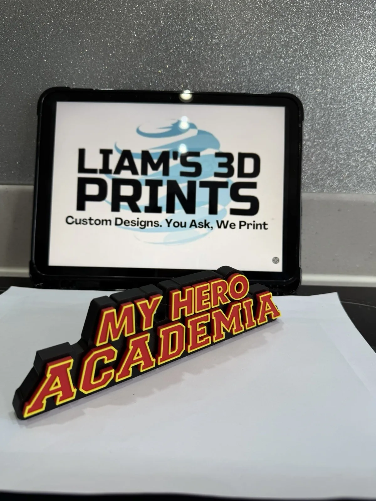 Decorative My Hero Academia MHA Logo Anime Self Standing TV Pops, изображение 3