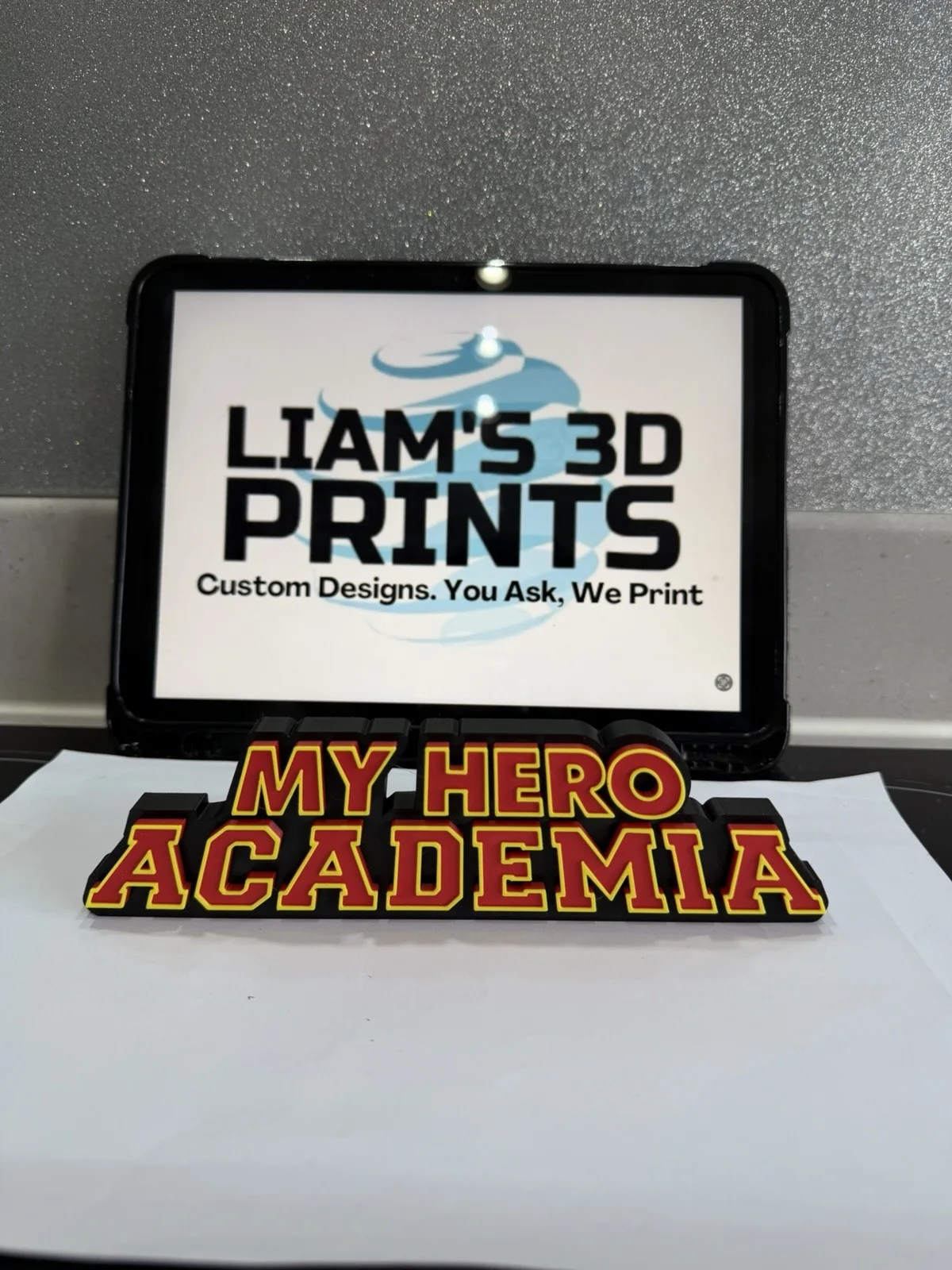 Decorative My Hero Academia MHA Logo Anime Self Standing TV Pops, изображение 4