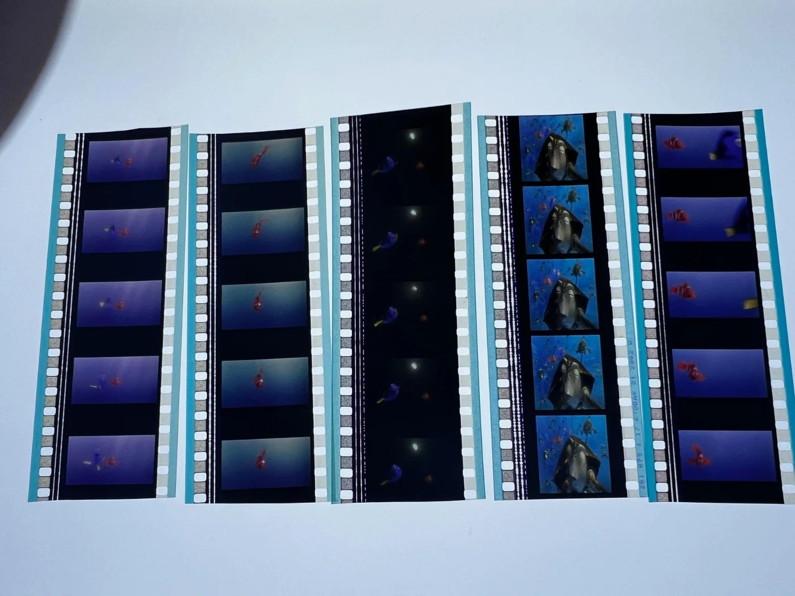 Finding Nemo 35mm Film Cells Strips - 5 Strips of 5 Cells FREE P&P, изображение 3