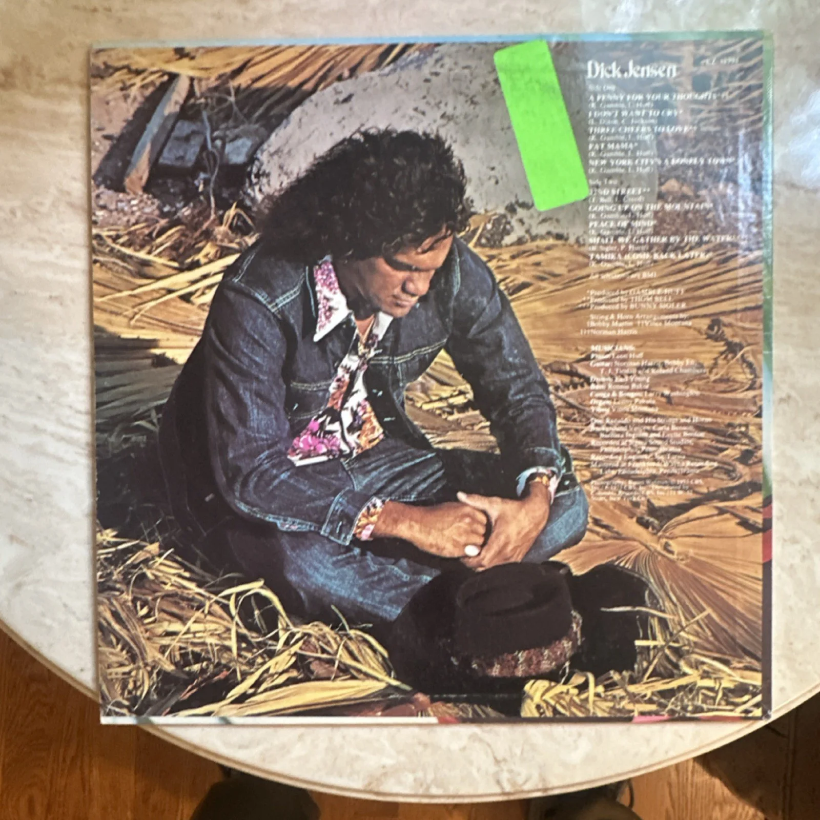 Dick Jensen Signed Original Vinyl Record KZ 31794 1973, image 2
