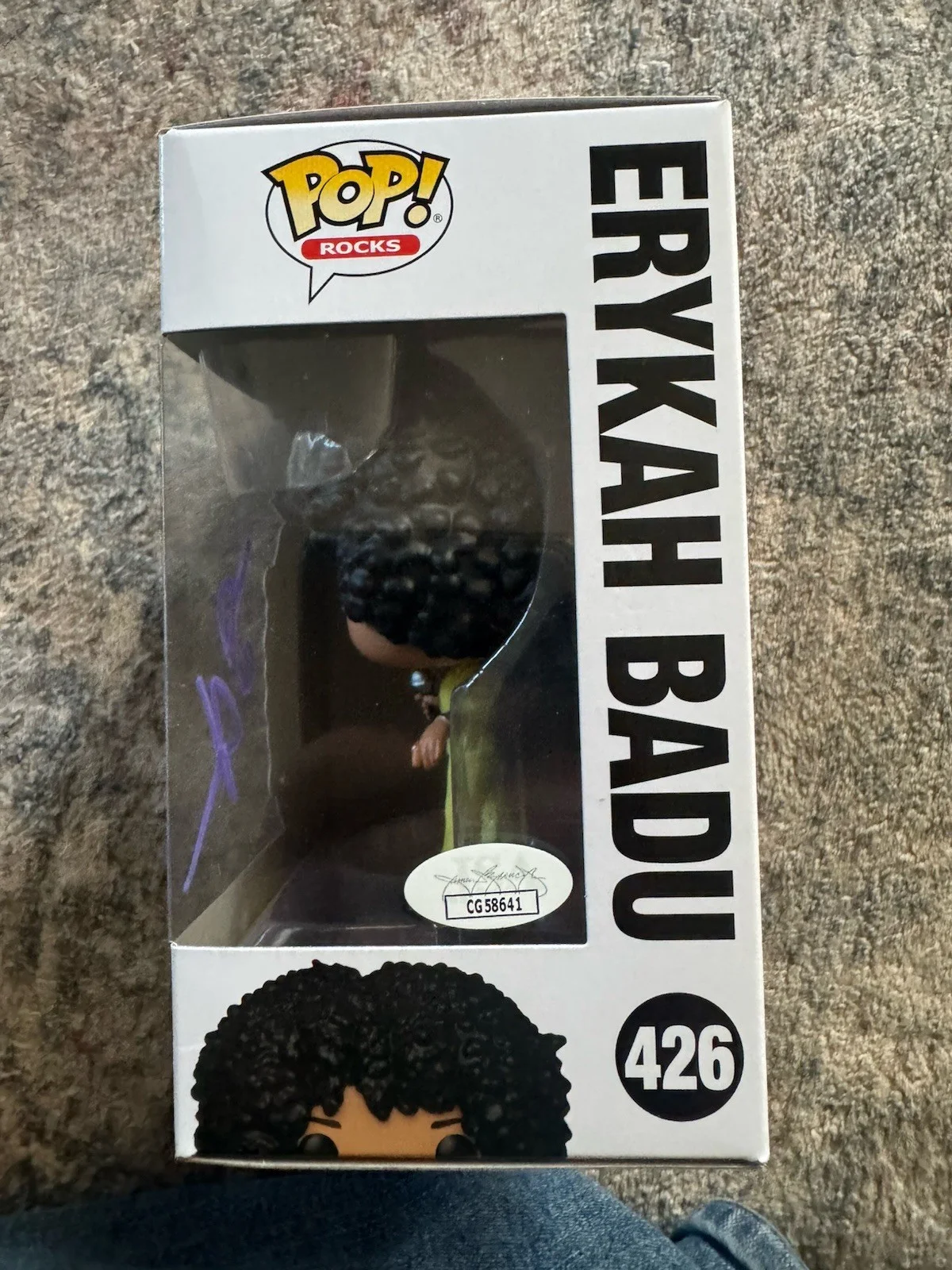 Erykah Badu — Erykah Badu Funko Signed Auto Pop 426 NIB JSA Authentication COA Music Legend, изображение 2