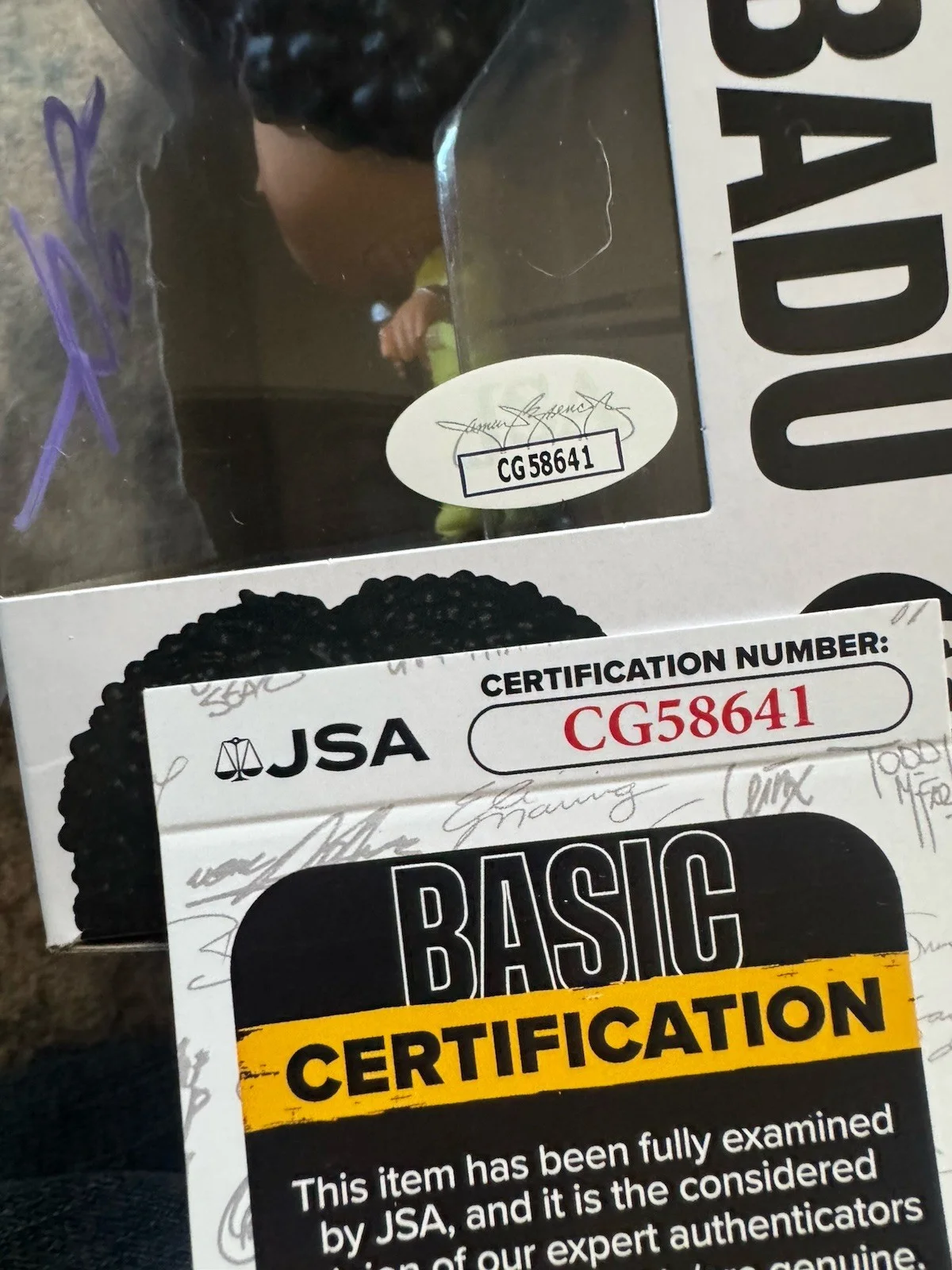 Erykah Badu — Erykah Badu Funko Signed Auto Pop 426 NIB JSA Authentication COA Music Legend, изображение 3