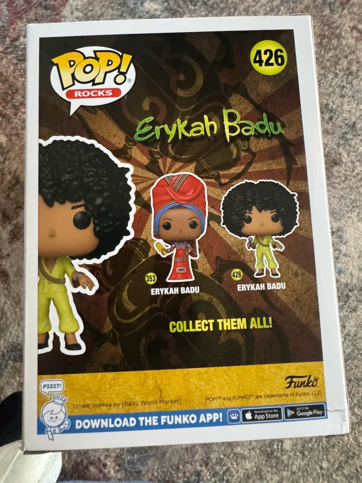 Erykah Badu — Erykah Badu Funko Signed Auto Pop 426 NIB JSA Authentication COA Music Legend, изображение 4