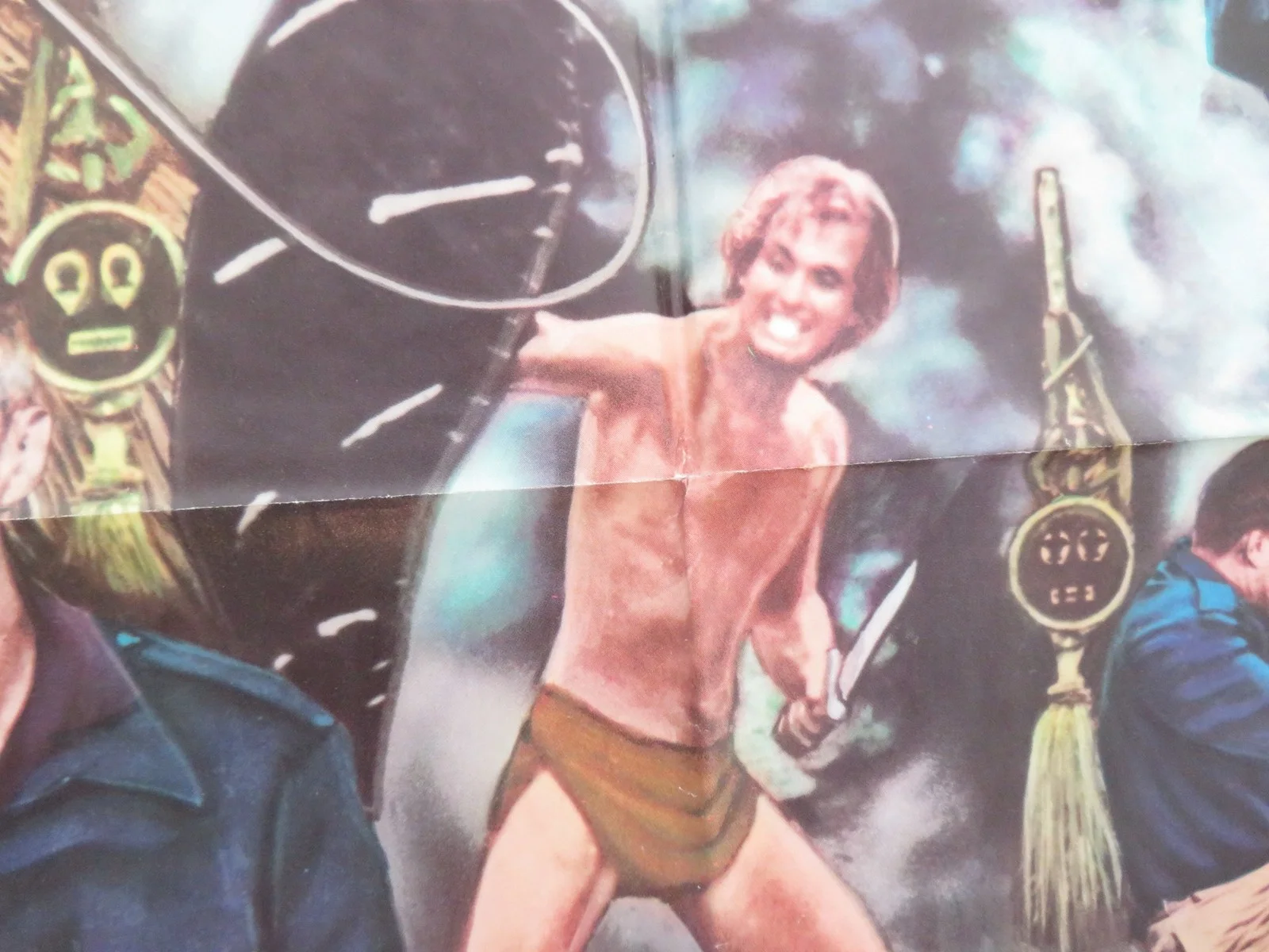 Tarzan's Deadly Silence Folded US One Sheet Poster Ron Ely Jock Mahoney 1970, image 4