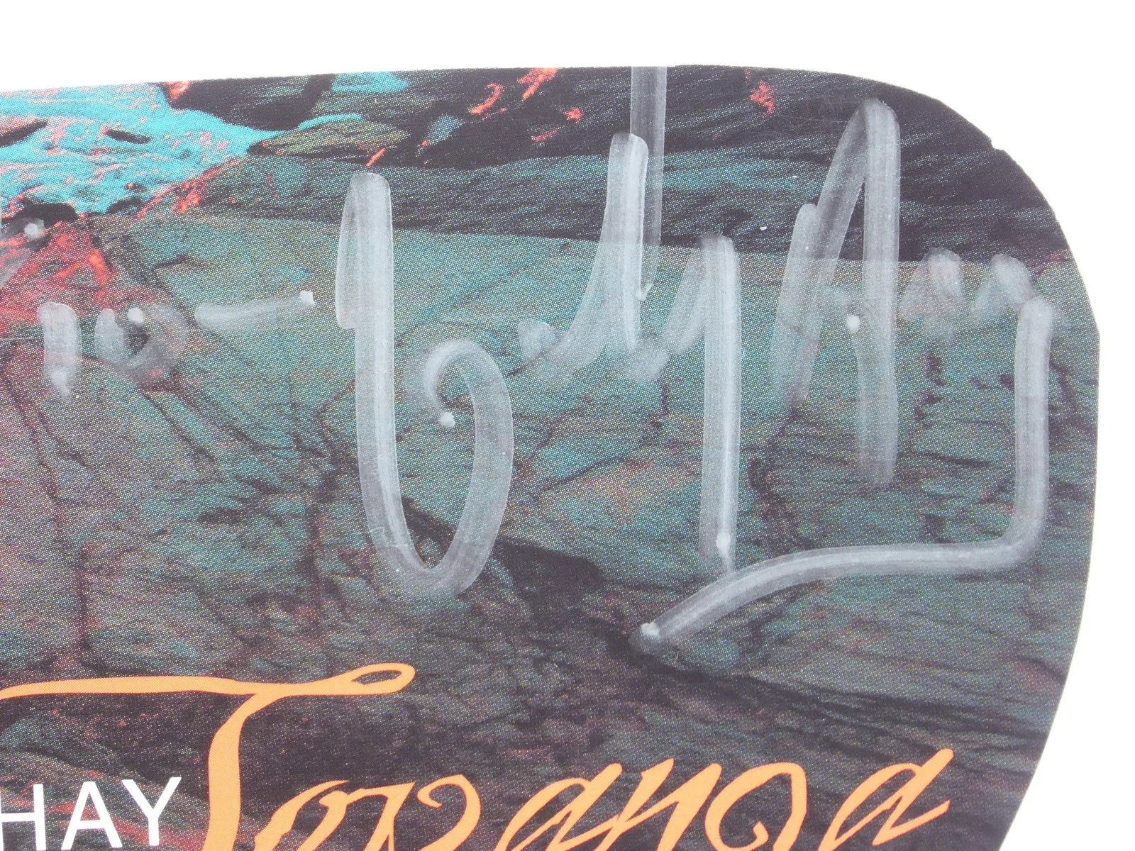 Colin Hay Signed Autographed Paper Cut Men At Work Topanga, image 2
