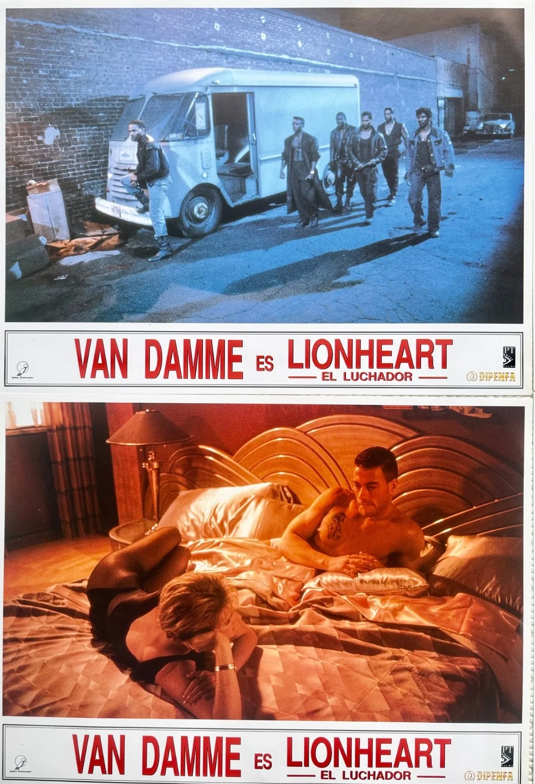 Lionheart set of 12 Original 1990 Spanish Lobby Cards Jean Claude Van Damme, изображение 2