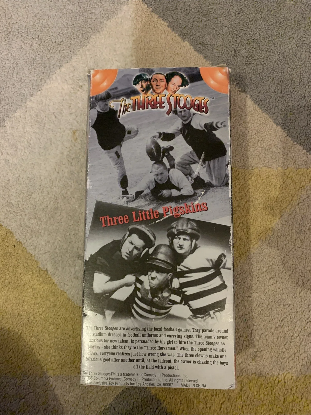 1996 EXCLUSIVE PREMIERE THE THREE STOOGES+CURLY LIMITED MOC, image 2